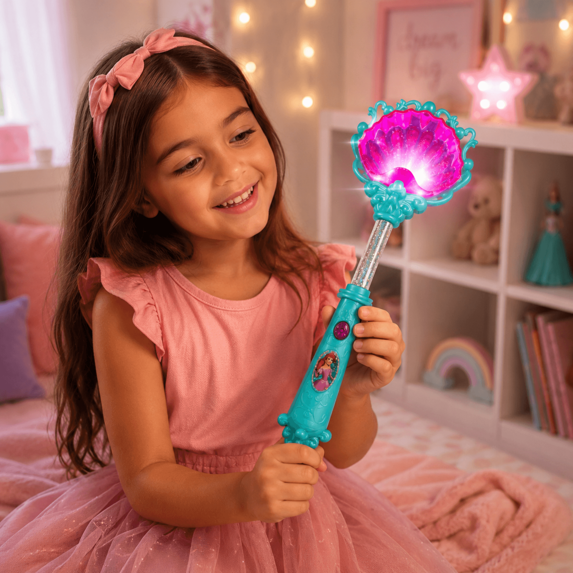 Brinquedo Varinha Mágica Princesa Disney Ariel Toyng - 064877