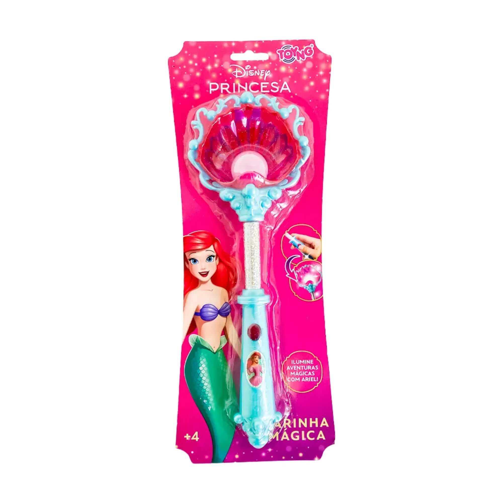 Brinquedo Varinha Mágica Princesa Disney Ariel Toyng - 064877