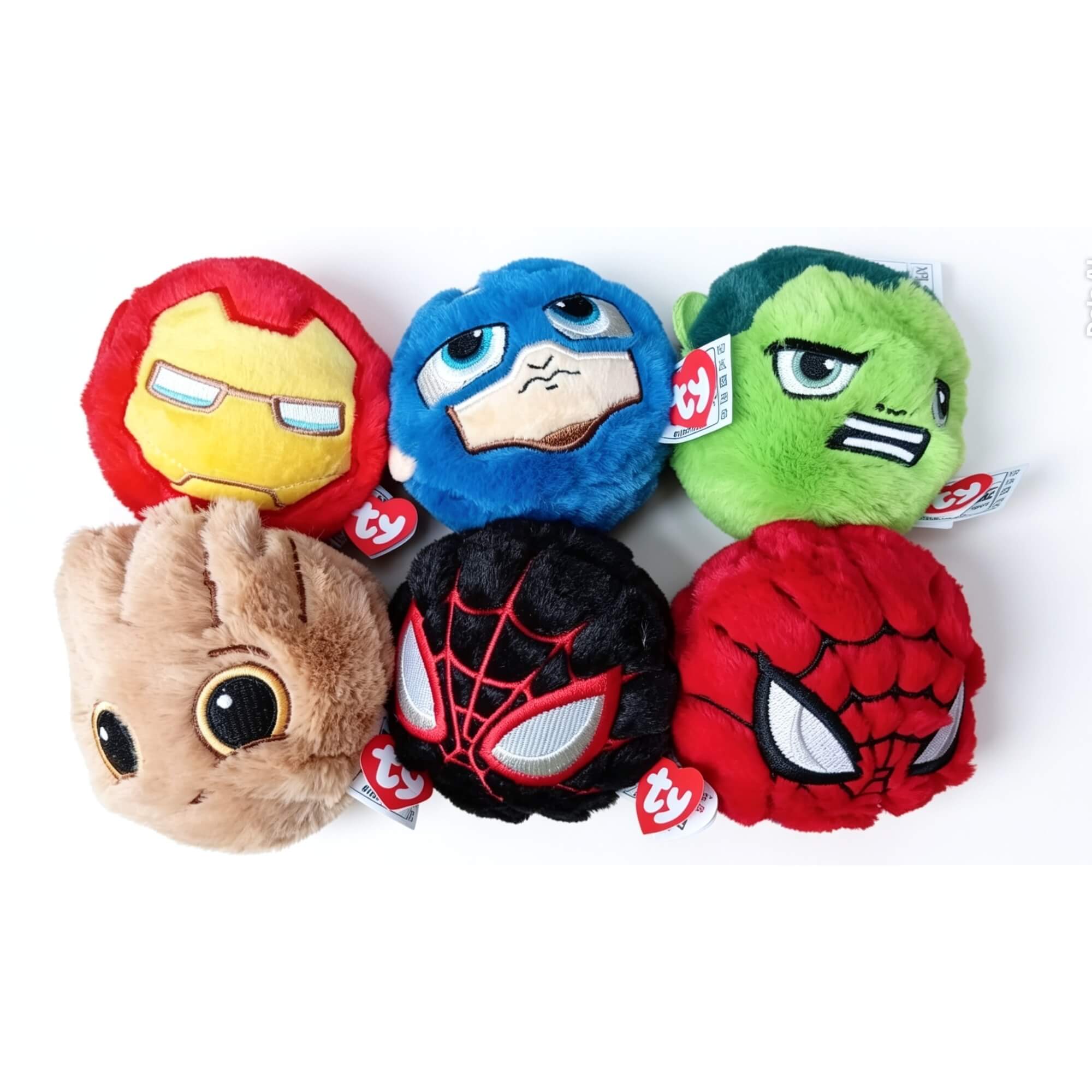 Pelúcia Que Quica Marvel Ty Beanie Bouncers Bolinha Divertida Sortido e Unitário Toyng - 064998