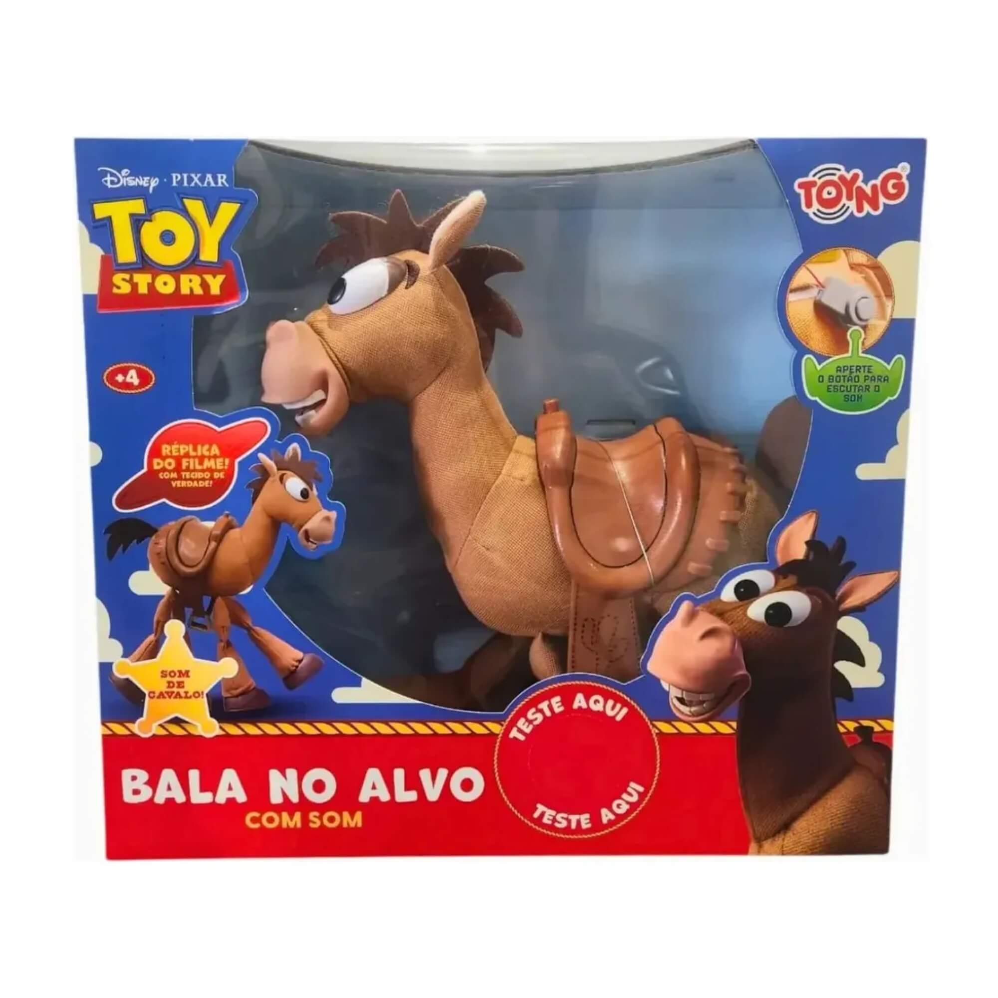 Boneco Bala no Alvo Toy Story de Tecido com Som Toyng - 065141