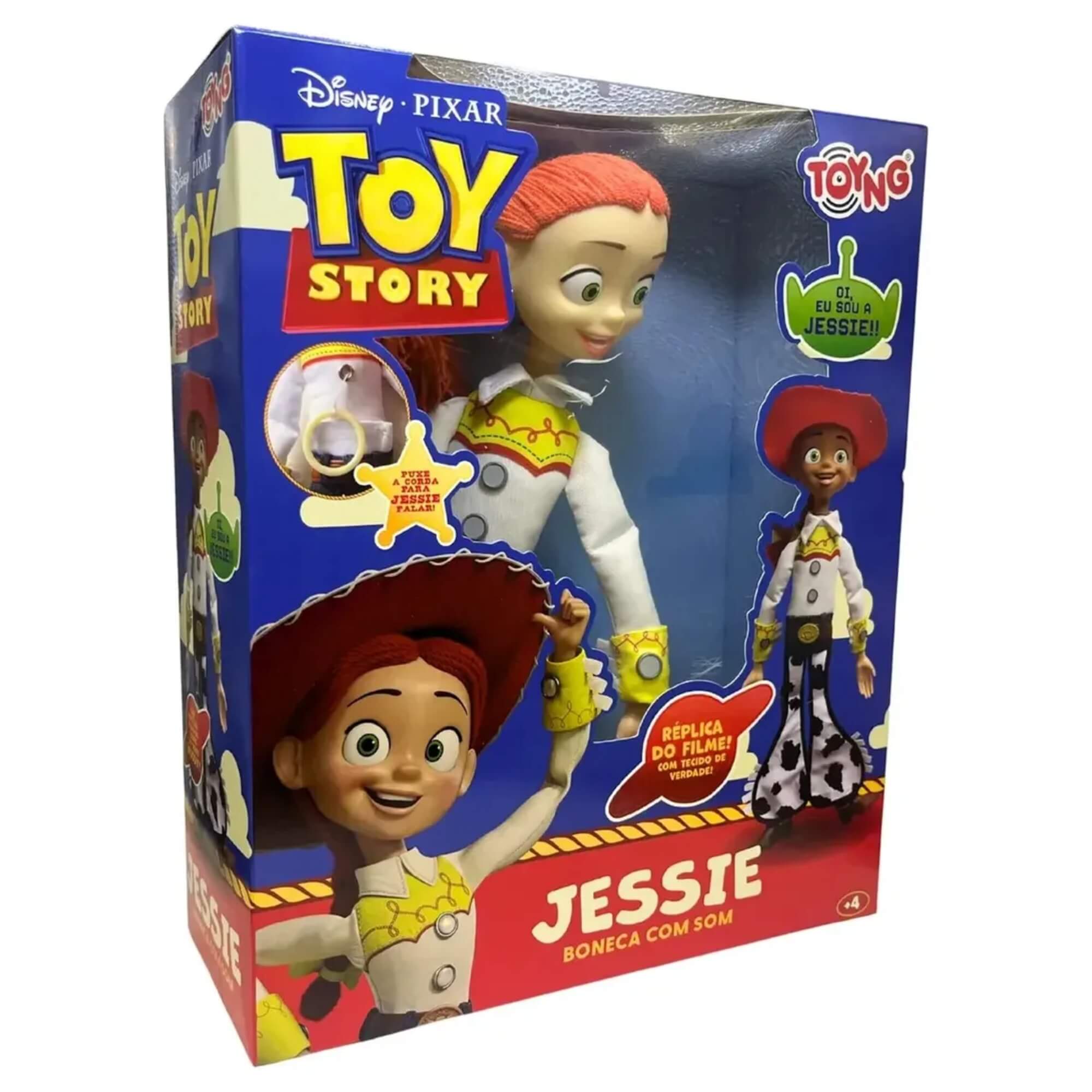 Boneca Jessie Toy Story de Pano com Som Toyng - 065251