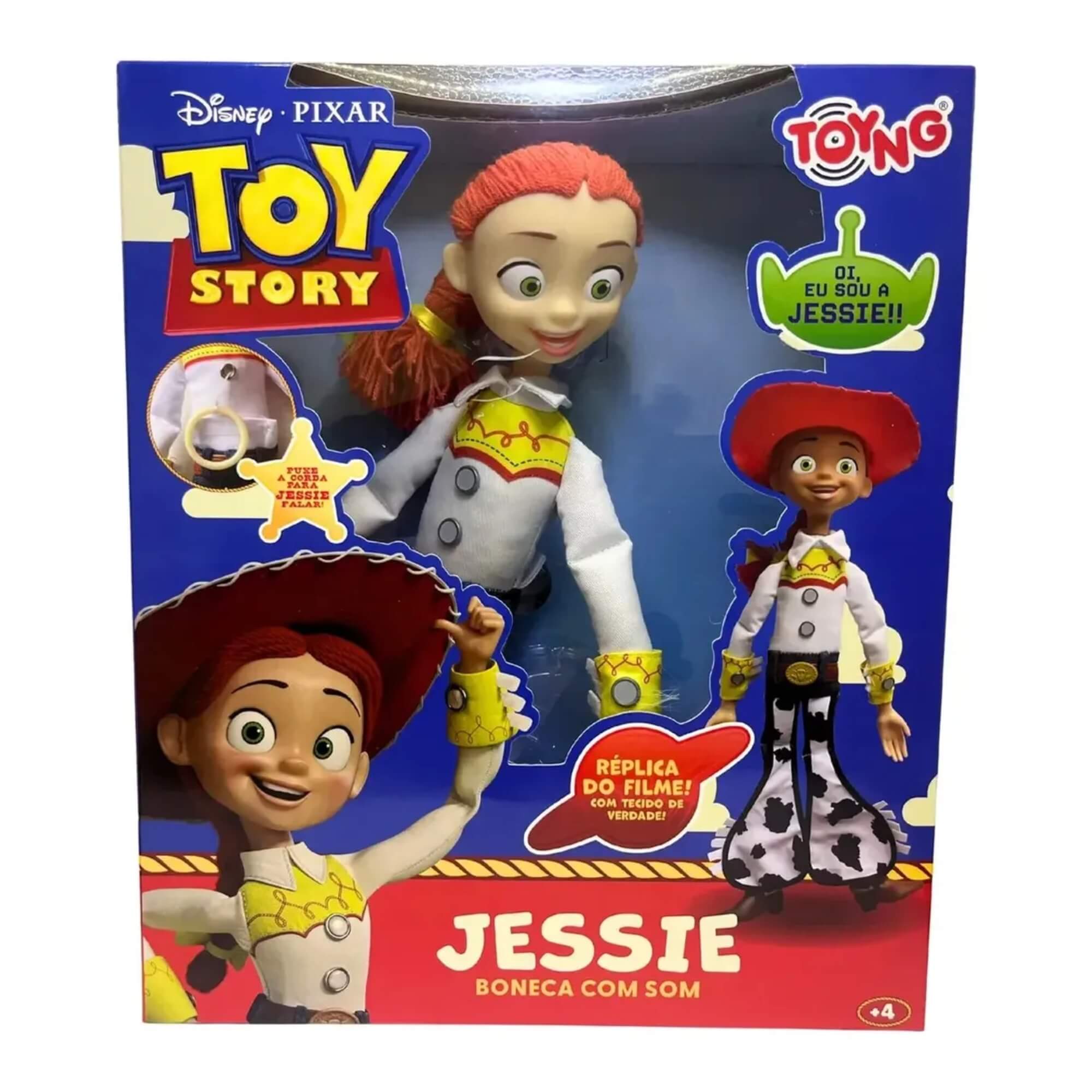 Boneca Jessie Toy Story de Pano com Som Toyng - 065251