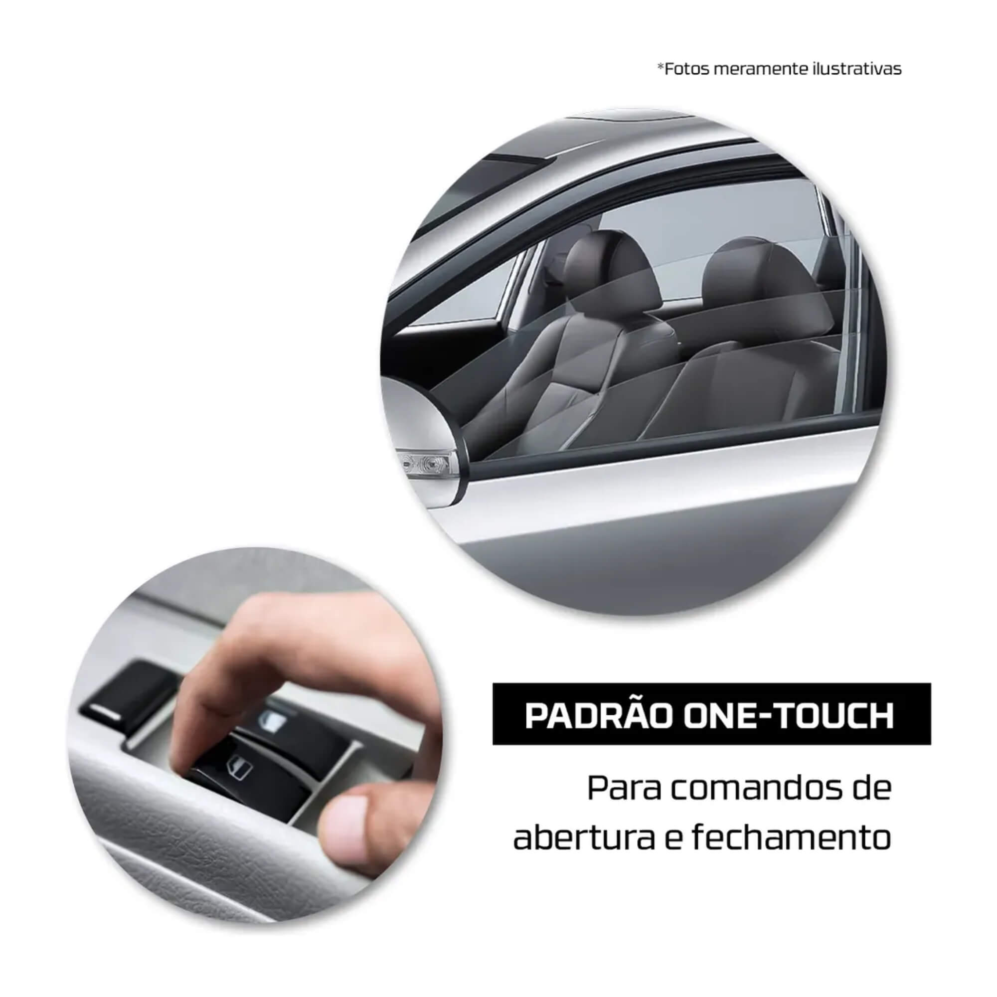 Módulo Automação de Vidros Elétricos compatível c/ Wr-v 2025/2026 Tury - PRO4.78CE