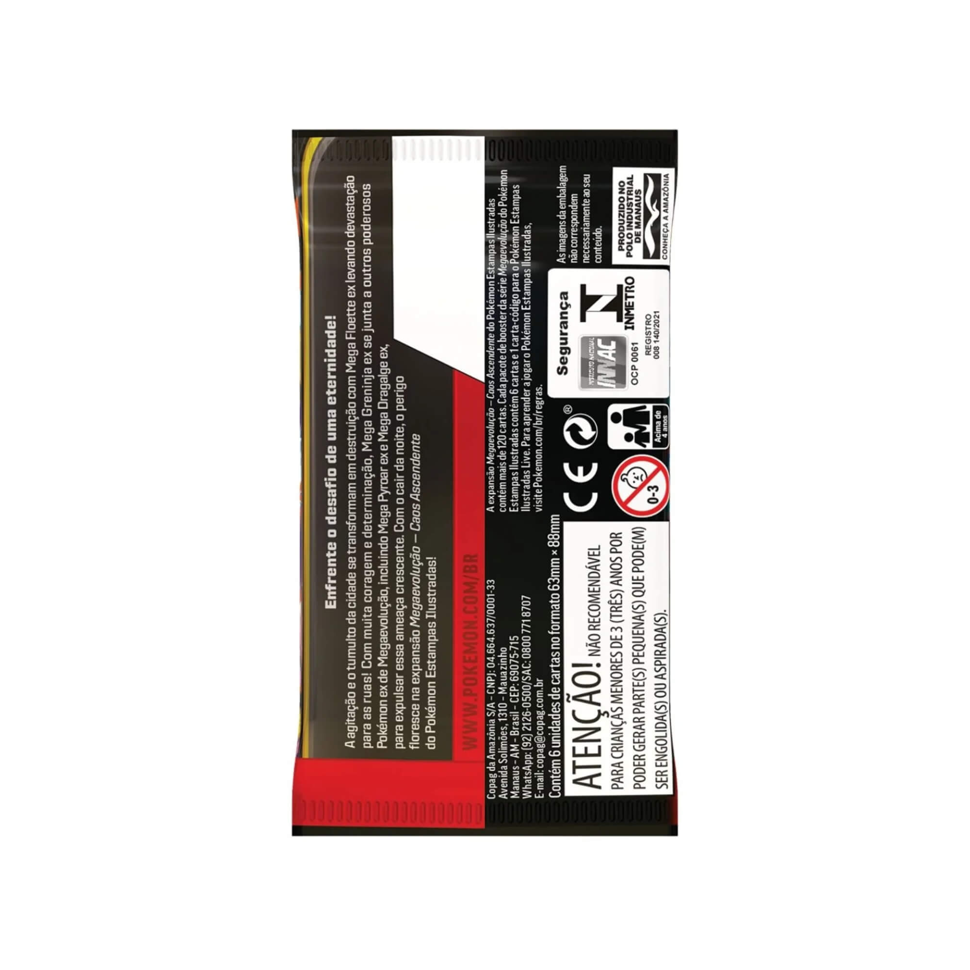 Booster Box Pokemon ME04 Caos Ascendente c/ 36 boosters Copag - 36919