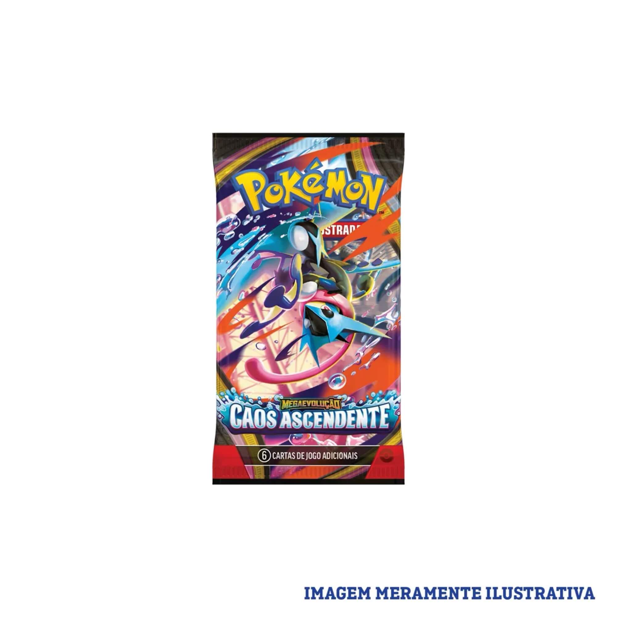 Pokemon Megaevolução 04 Combo de Booster Caos Ascendente Copag - 36945