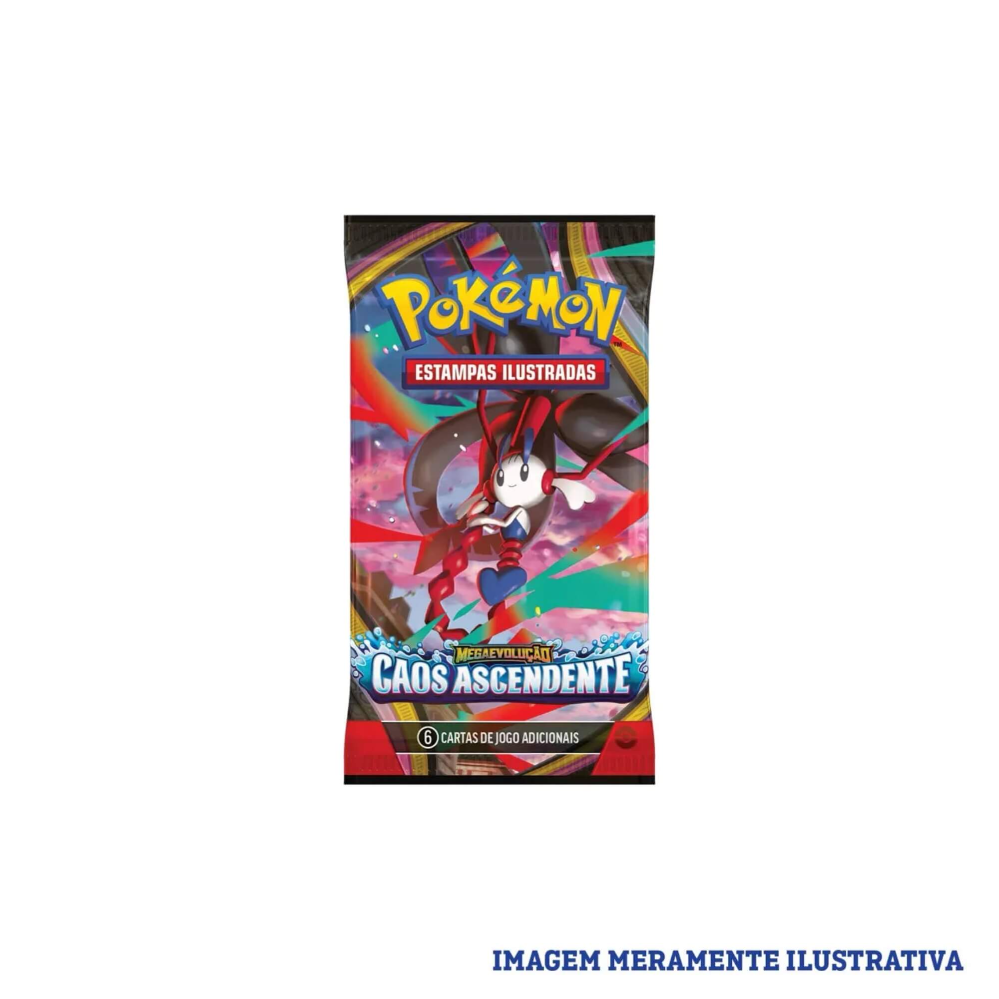 Pokemon Megaevolução 04 Combo de Booster Caos Ascendente Copag - 36945