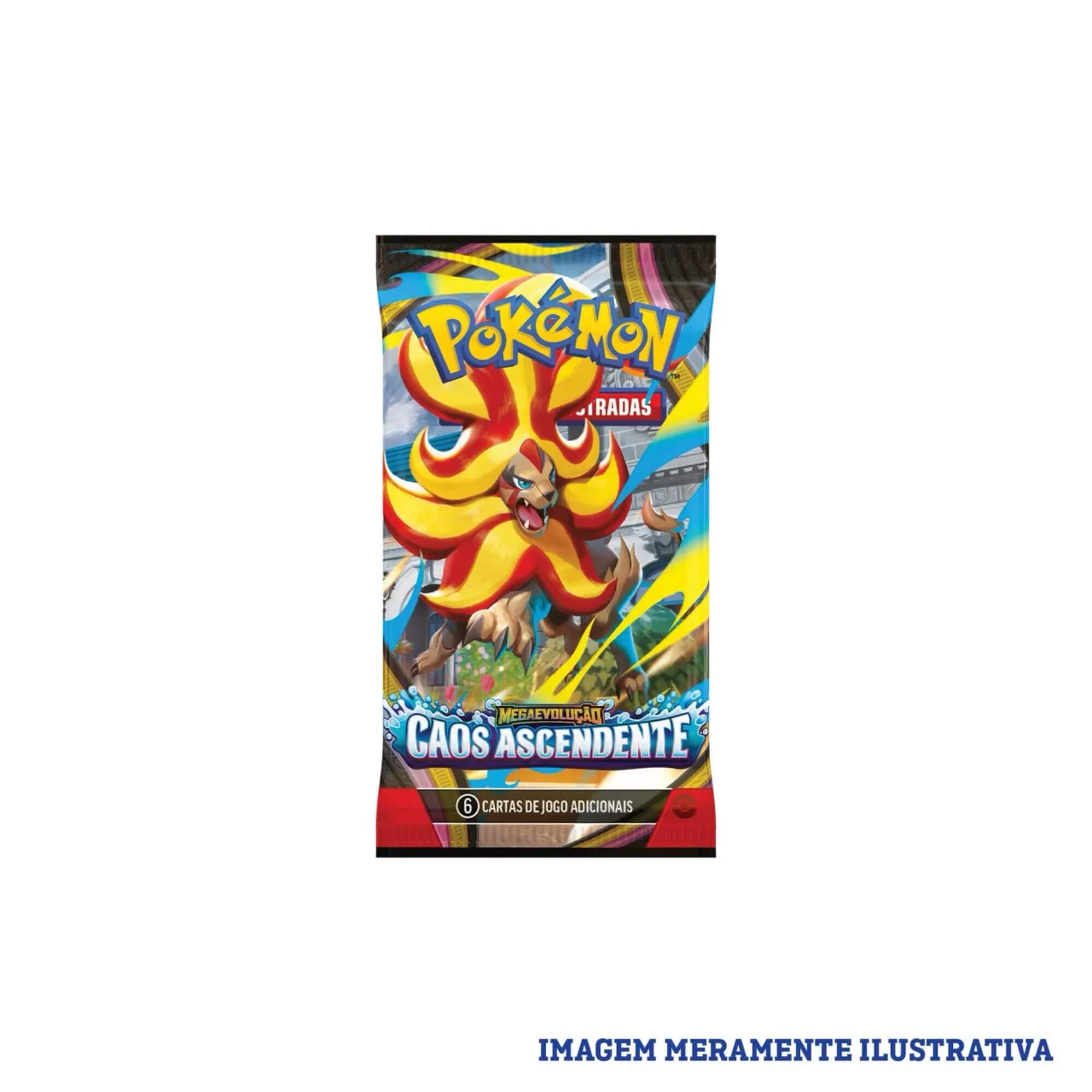 Pokemon Megaevolução 04 Combo de Booster Caos Ascendente Copag - 36945
