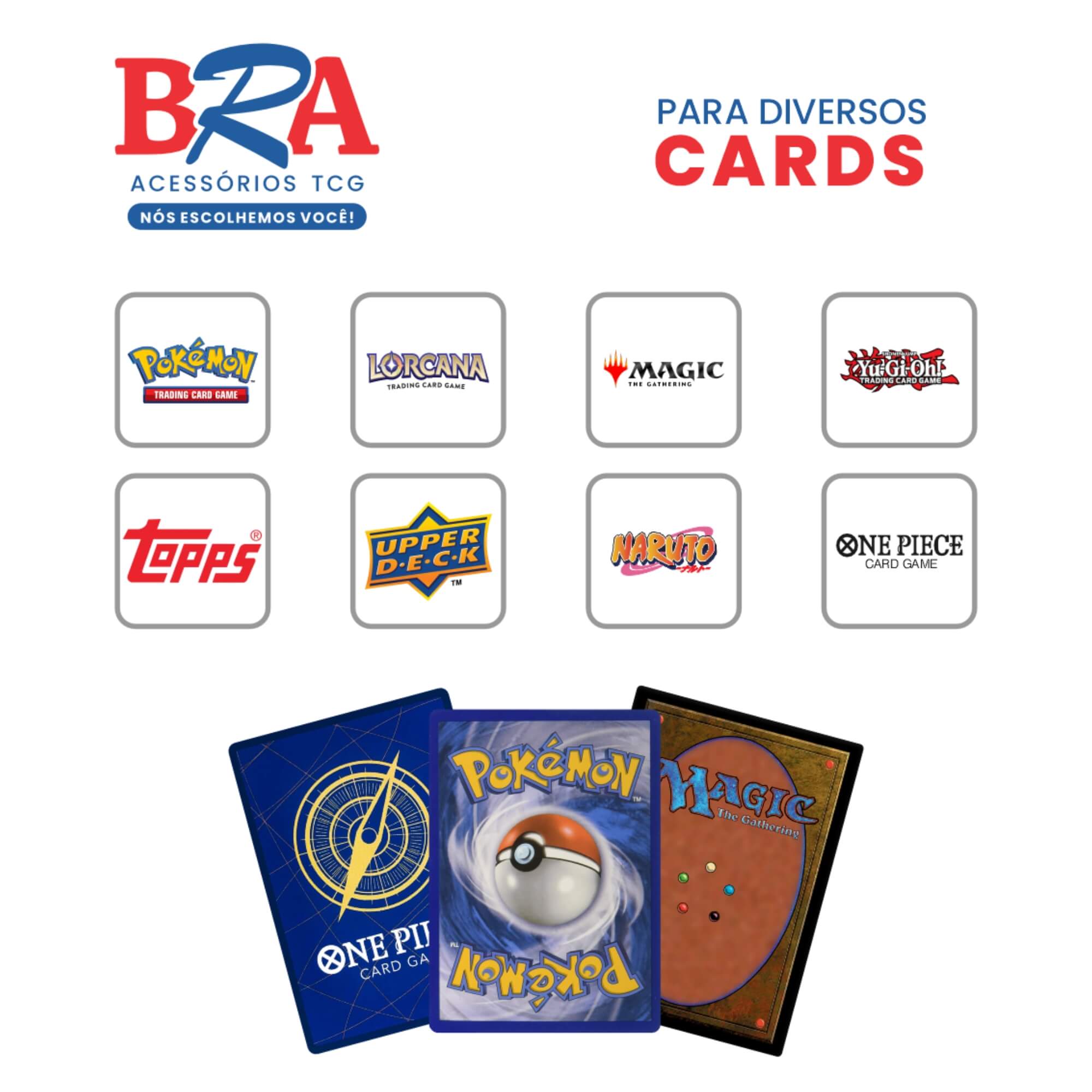 Case Magnético para TCG Rosa 10 Unidades 4mm BRA - BC-3044