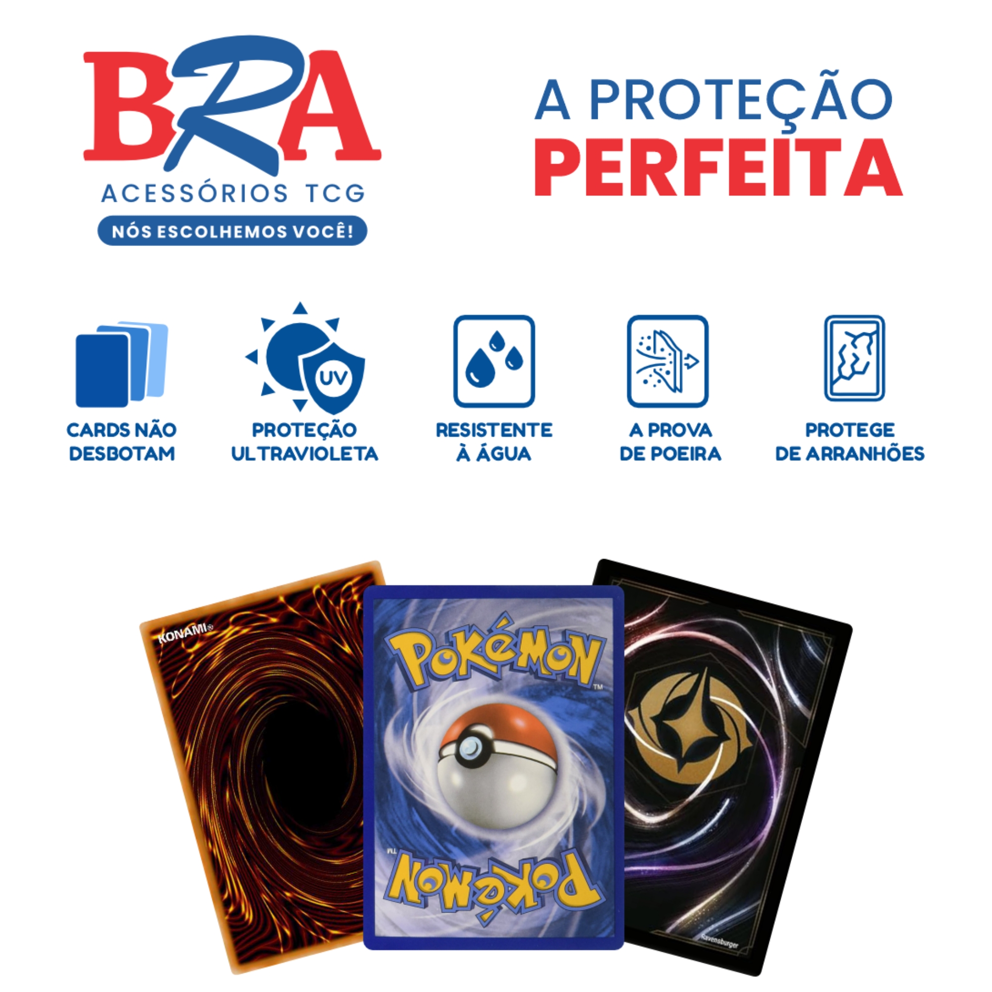 Case Magnético para TCG Verde 10 Unidades 4mm BRA - BC-3046