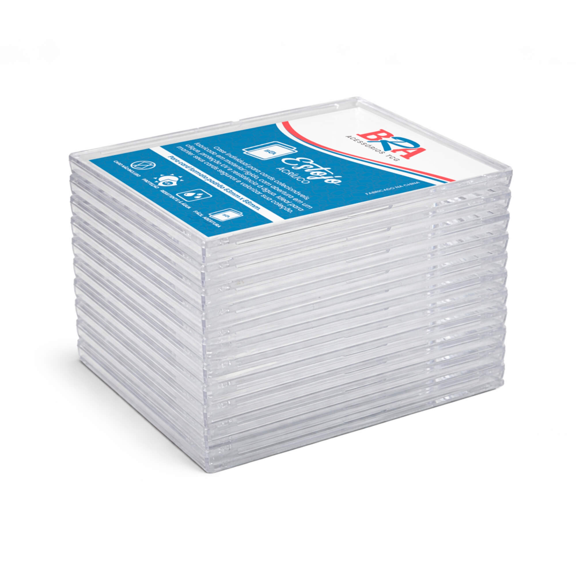 Estojo Acrílico para TCG 10 Unidades BRA - BC-3021