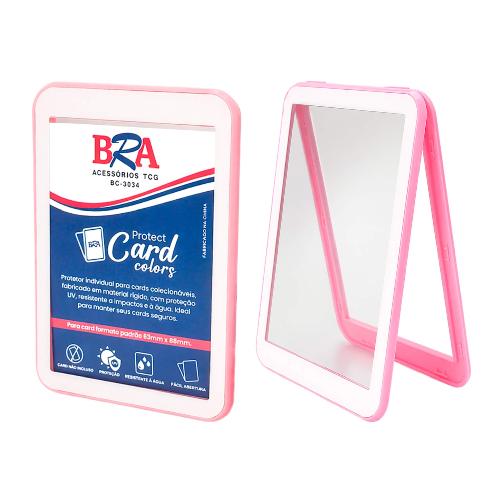 Protect Card Rosa Unitário Protetor Individual BRA - BC-3034