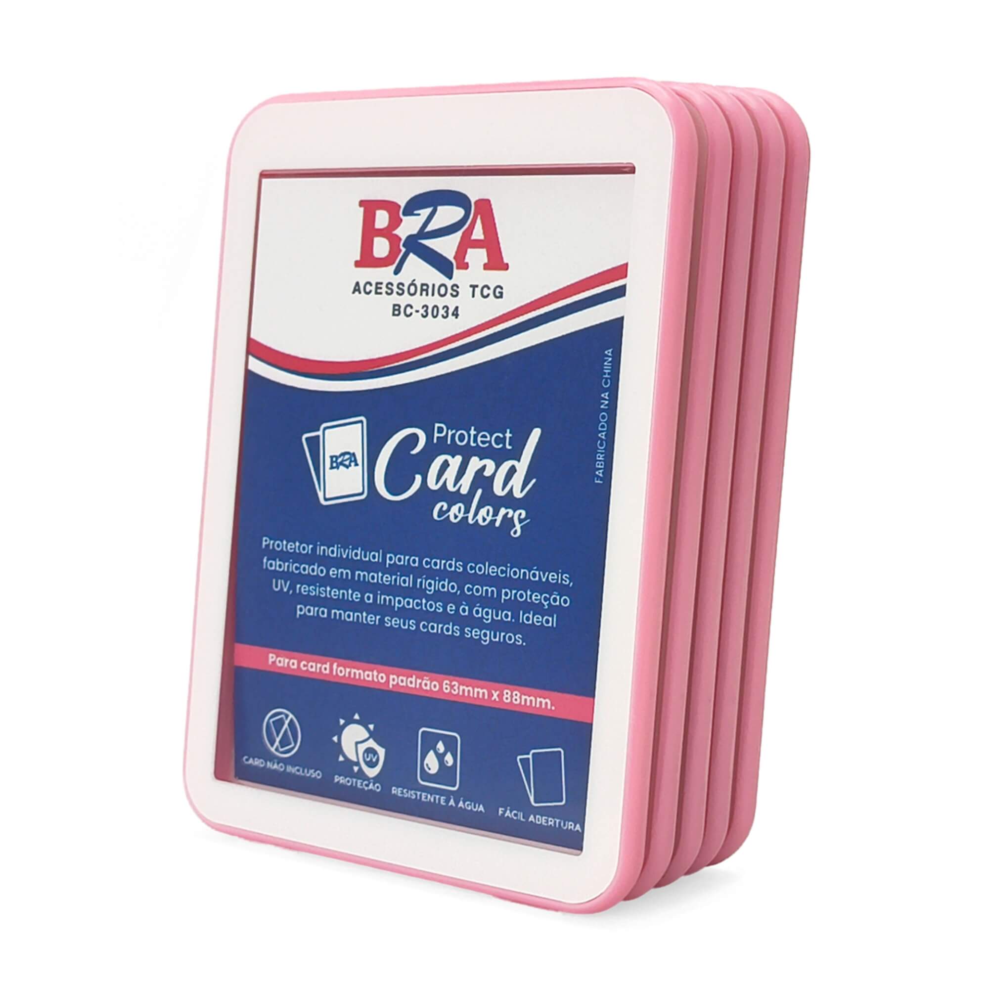 Protect Card Rosa Unitário Protetor Individual BRA - BC-3034