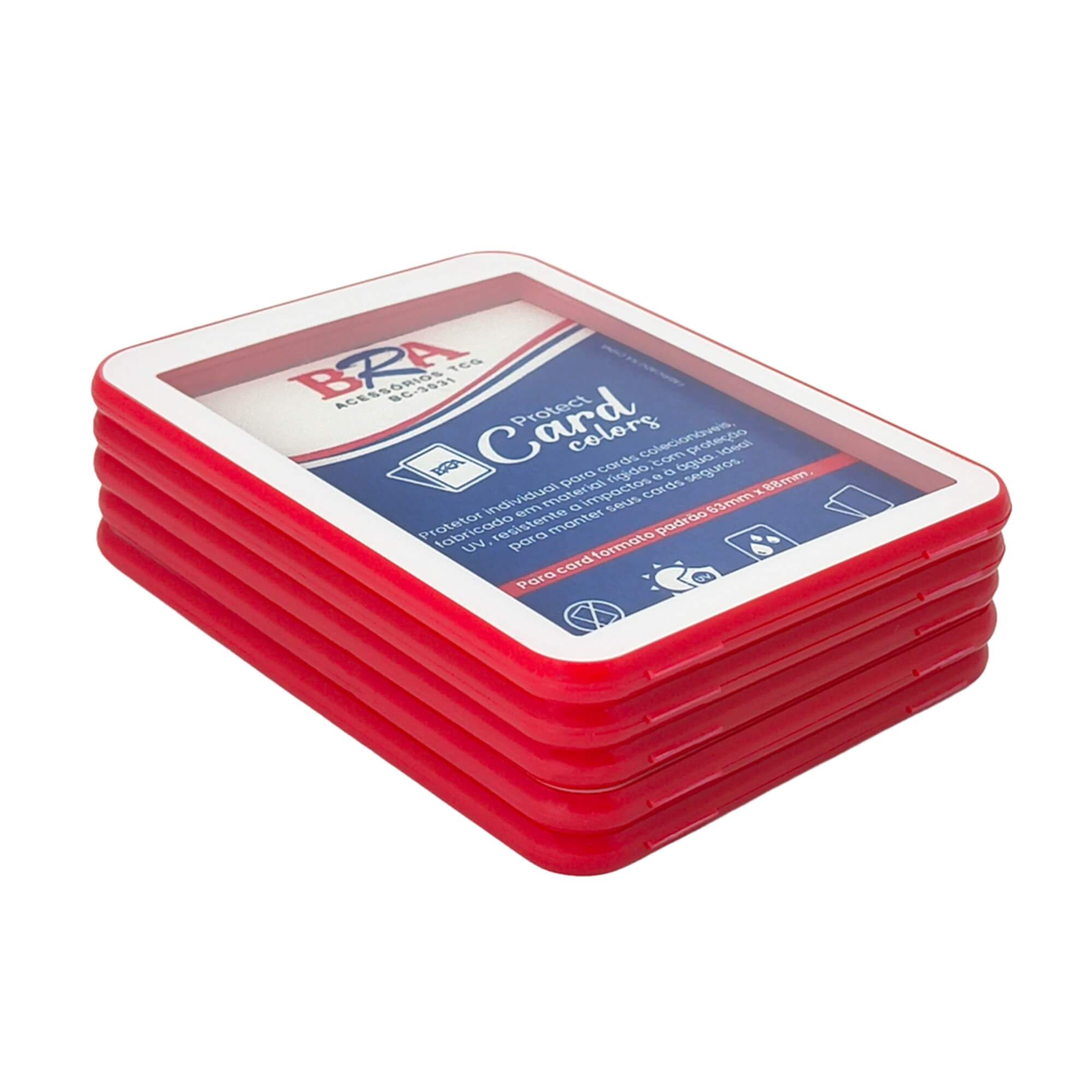 Protect Card Vermelho Unitário Protetor Individual BRA - BC-3031