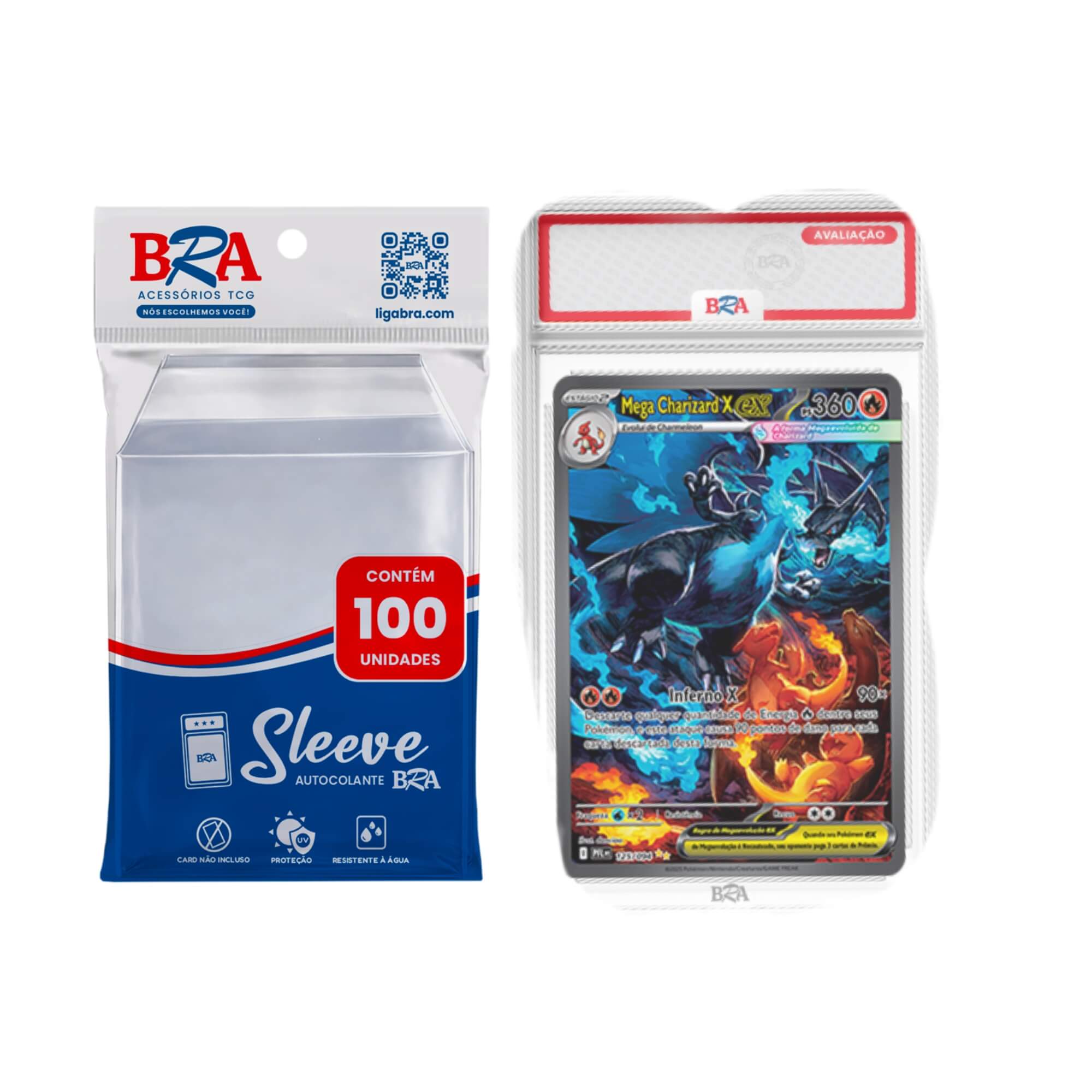 Sleeve Autocolante Case Avaliada 100 Unidades BRA - BC-1010