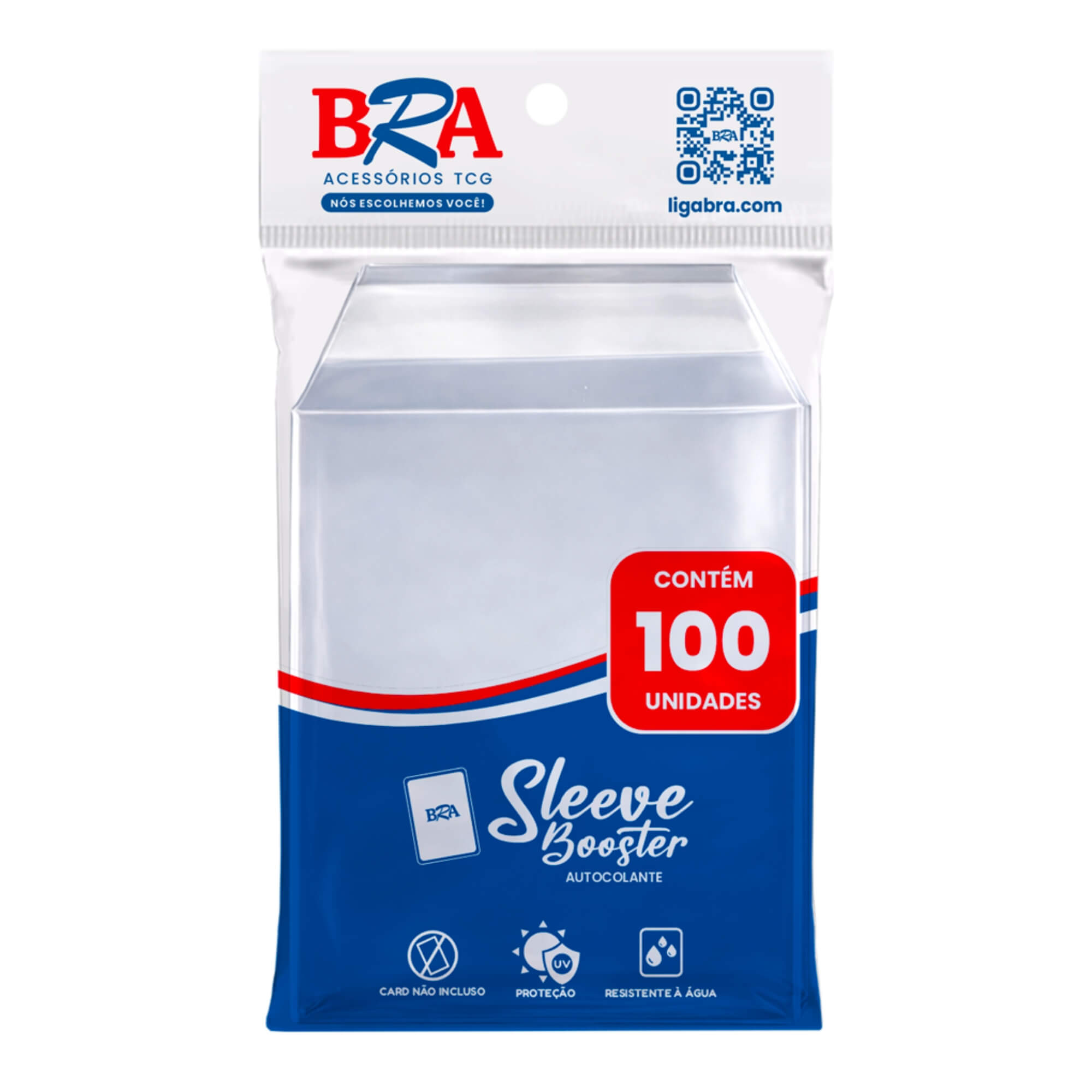 Sleeve Autocolante Booster Nacional 100 Unidades BRA - BC-1011