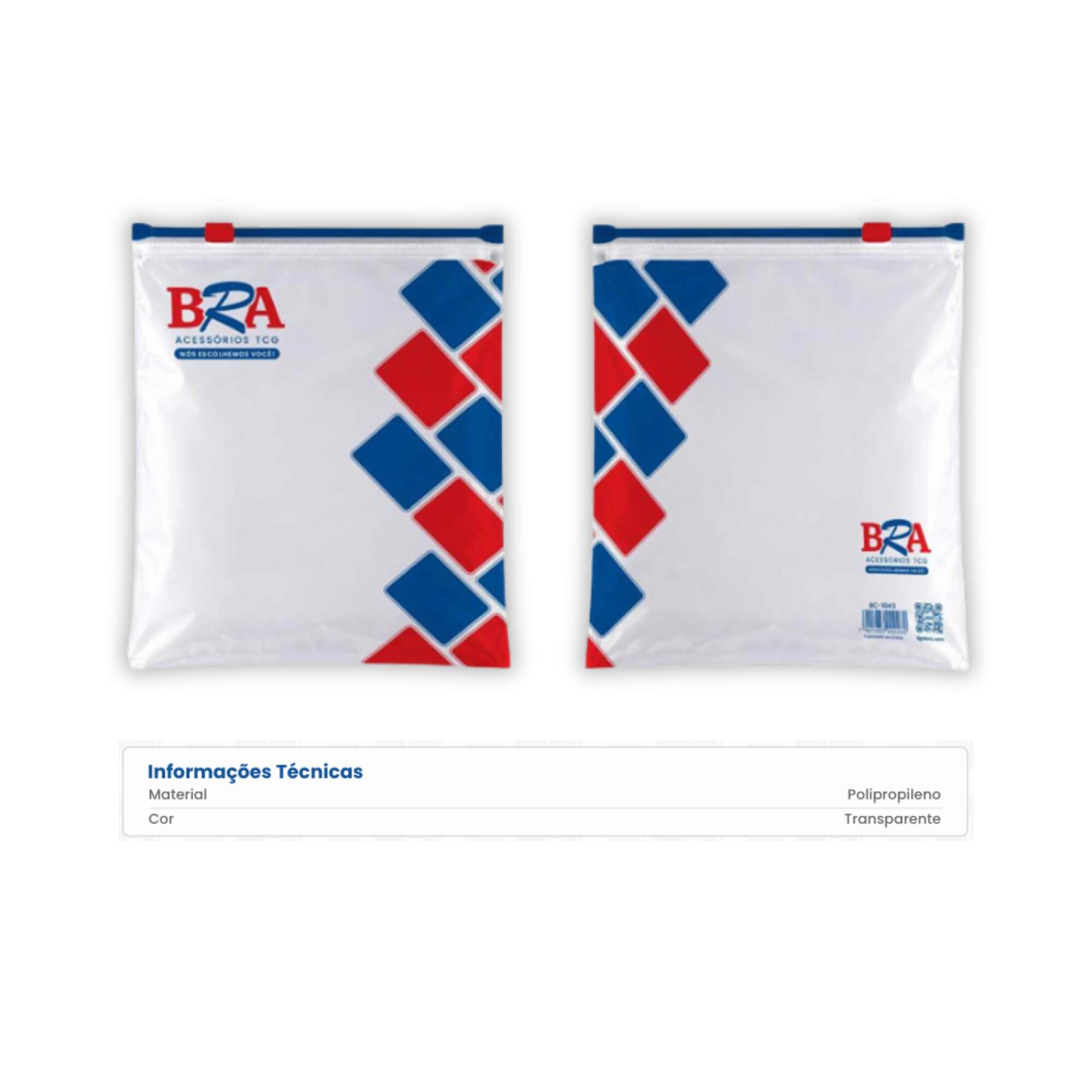 Sleeve para Pasta 3x3 c/ 50 unidades BRA - BC-1042