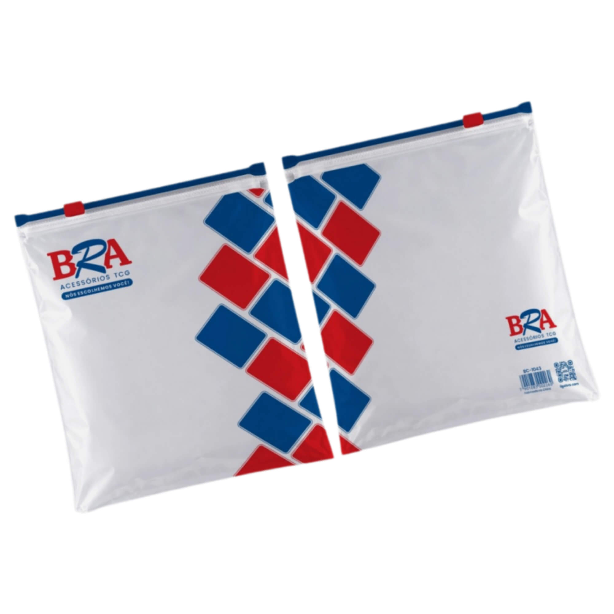 Sleeve para Pasta TCG 4X3 Ziplock BRA - BC-1043