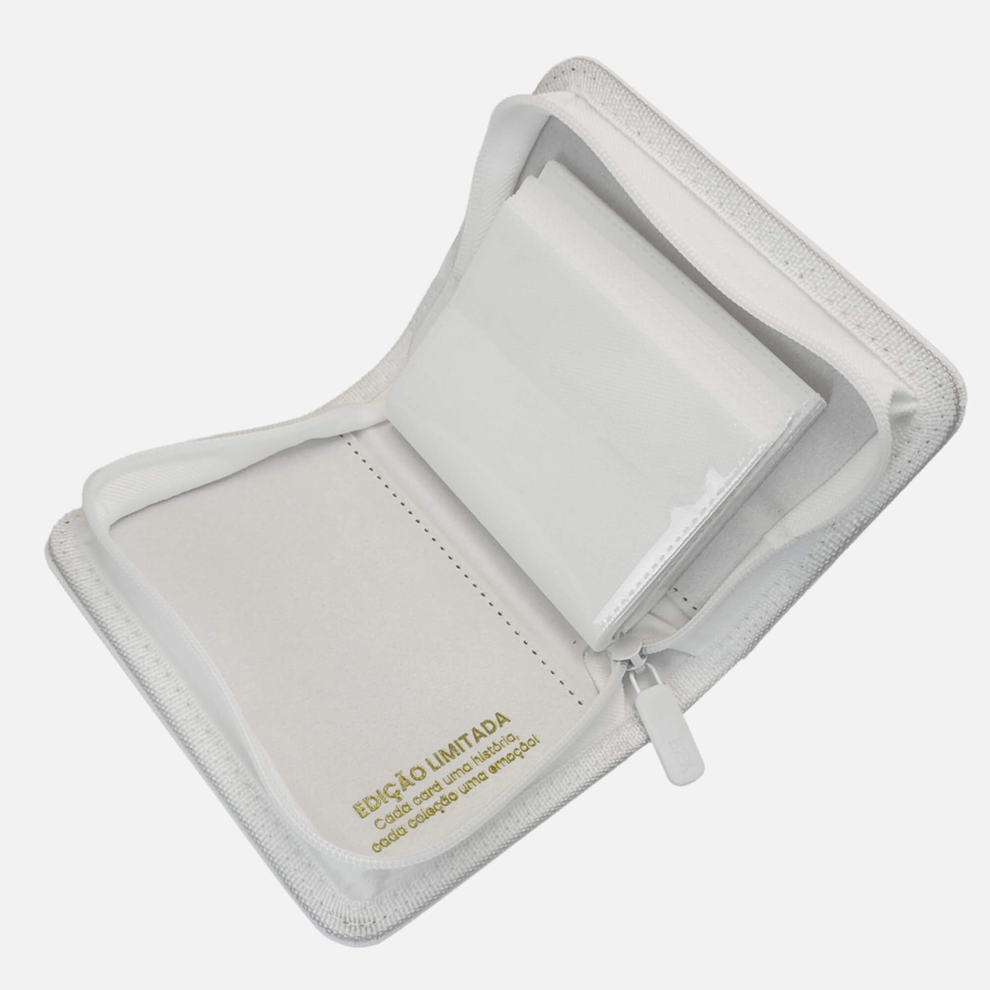 Pasta Premium 1x1 30 Folhas Frente e Verso 60 Cards TCG Jumbo Branca BRA - BC-2033-J