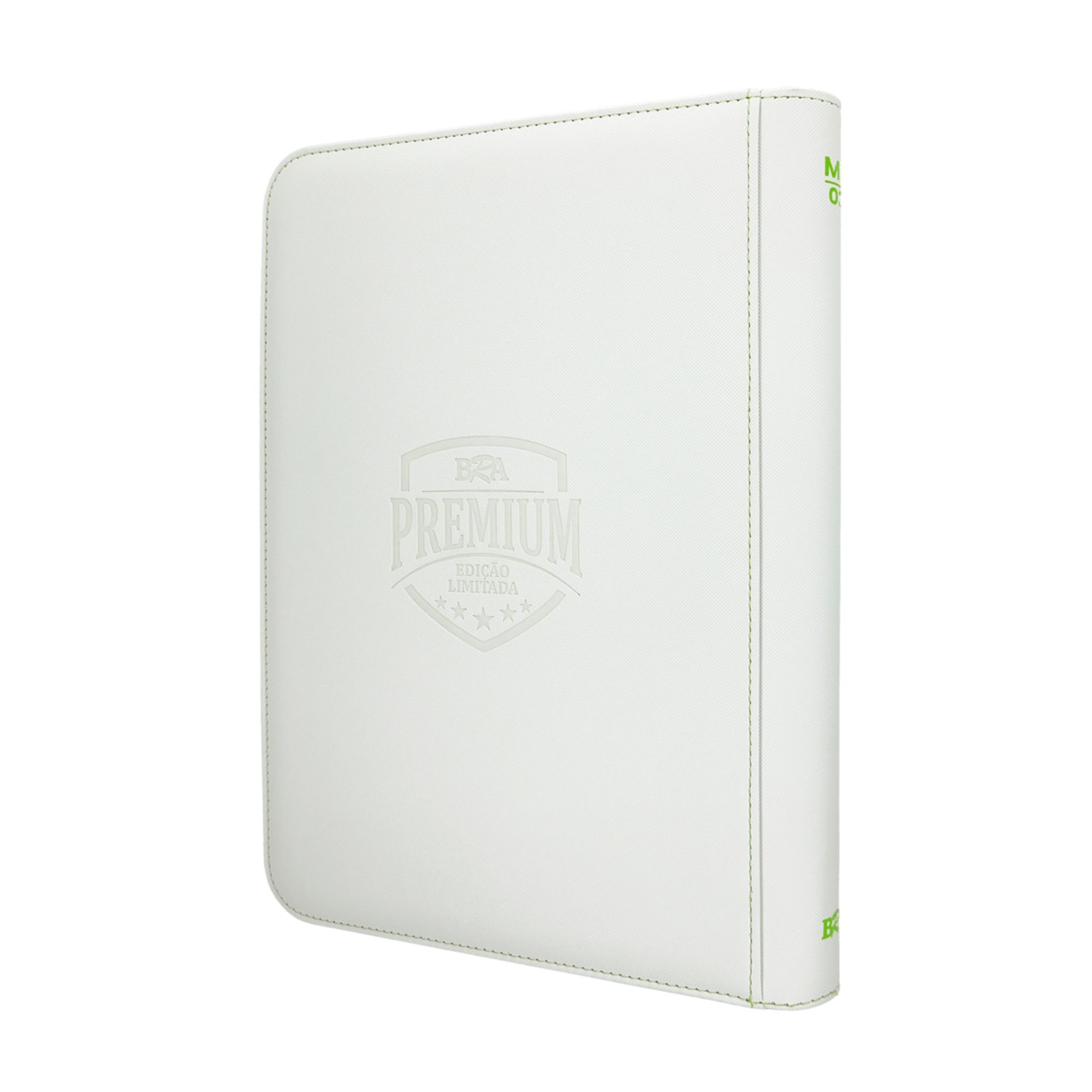Pasta Premium 3x3 Para Cards 360 Cartas Branca/Verde BRA - BC-2053-ME03