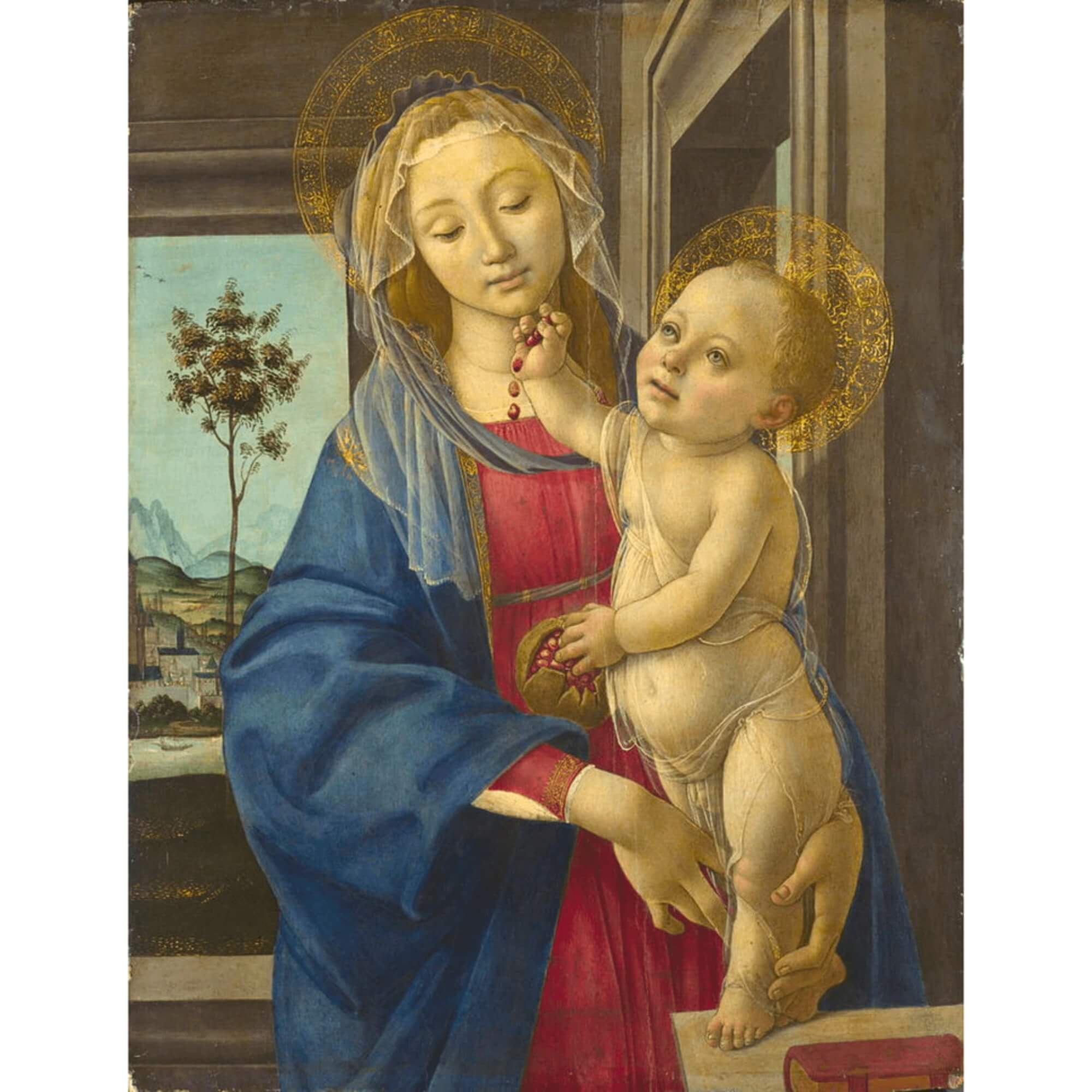 Quebra-Cabeça 200 Peças A Virgem E Menino-Botticelli Mimo Toys - 2599