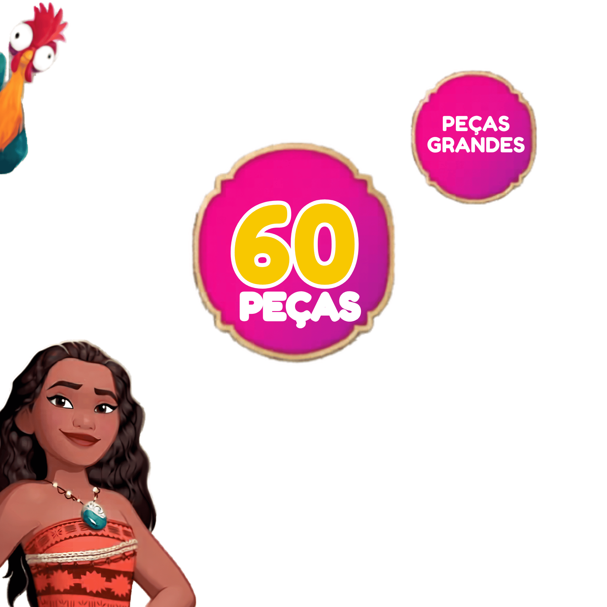 Jogo Dos Números Moana Mimo Toys 2011