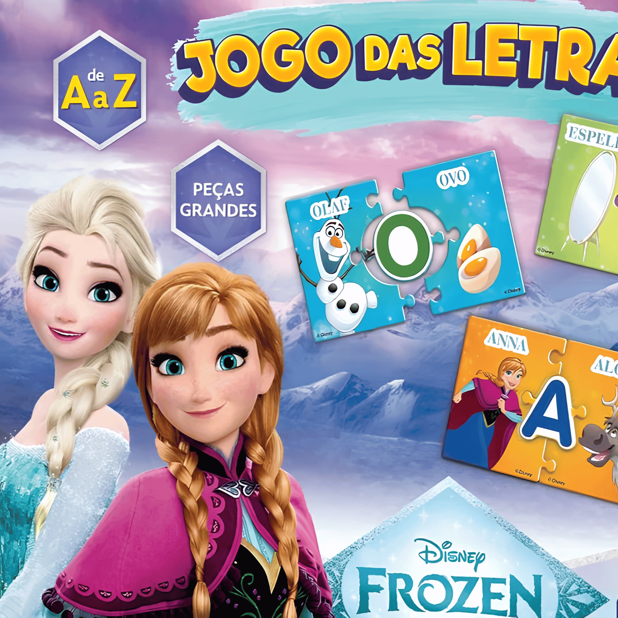 Jogo Das Letras Frozen Mimo Toys 2014