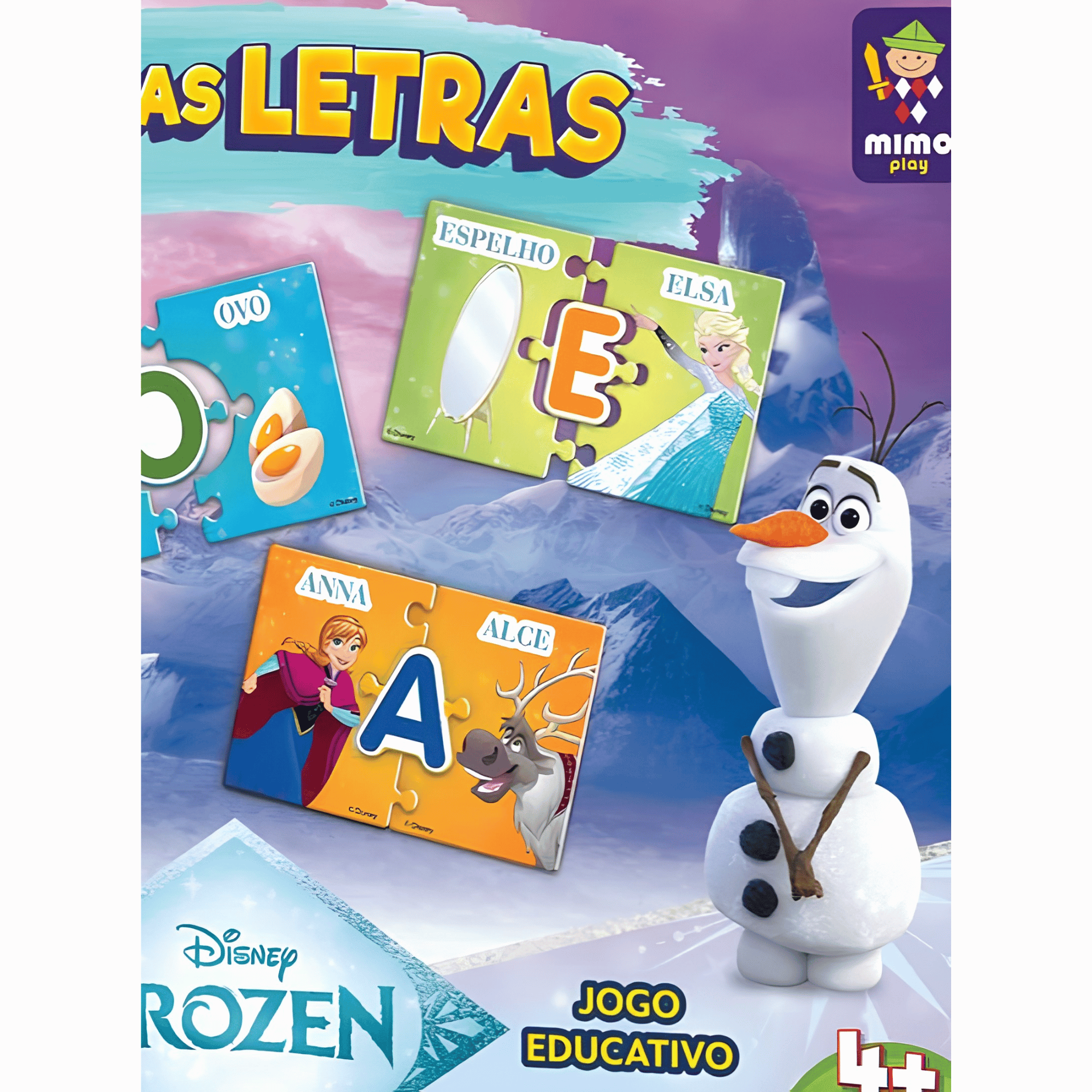 Jogo Das Letras Frozen Mimo Toys 2014