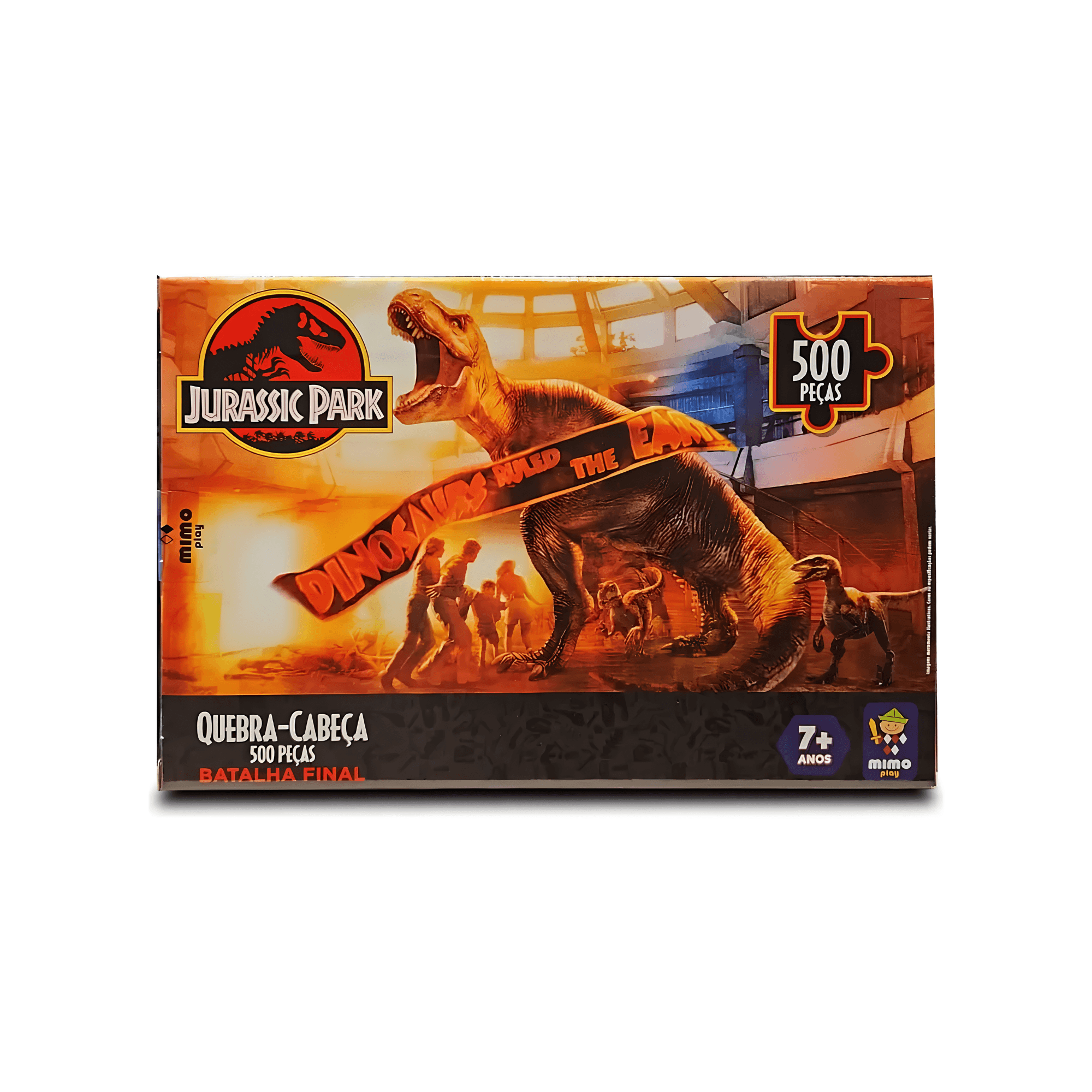 Quebra Cabeça 500 Peças - T-Rex Jurassic Park Mimo Toys 2115