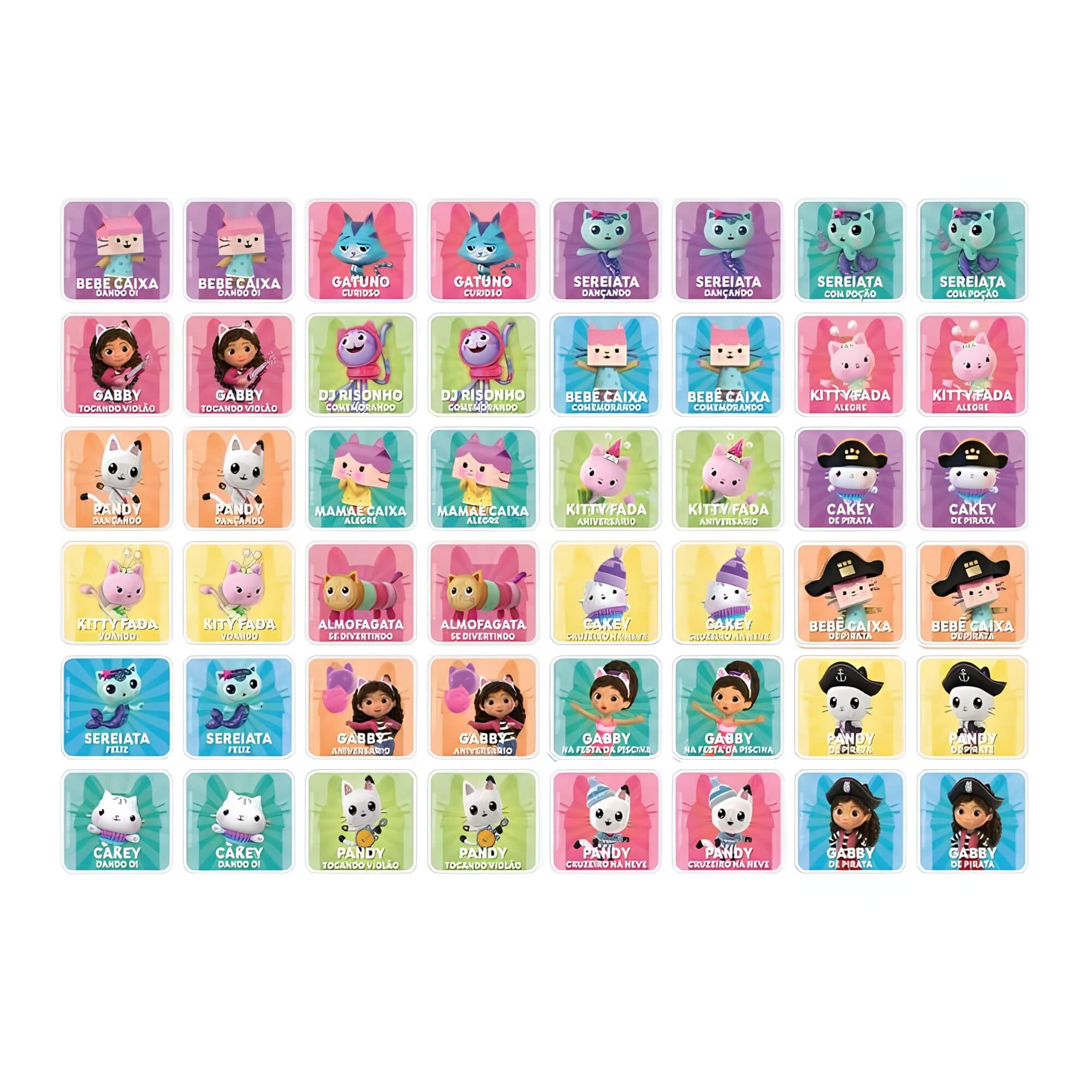 Jogo da Memória 24 Pares Casa Mágica da Gabby Mimo Toys - 2154