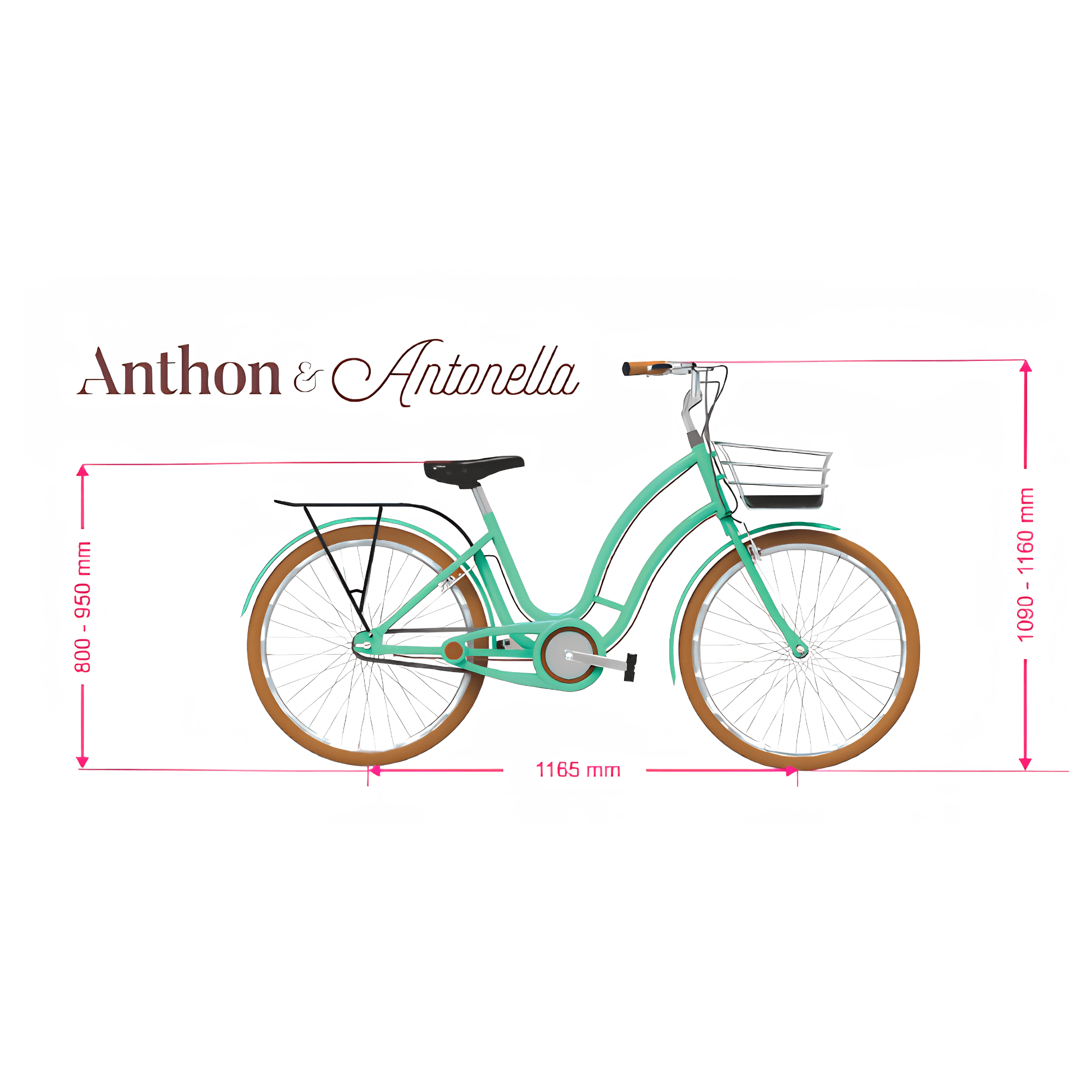 Bicicleta Aro 26 Antonella Verde Aqua Nathor - 100290160002