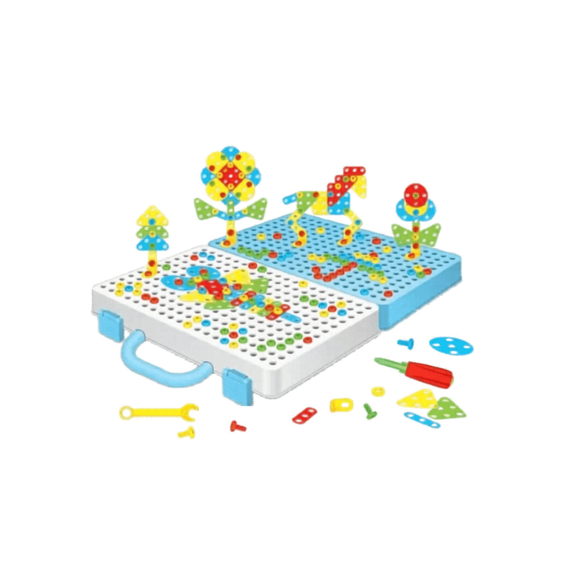 Maleta Criativa Infantil Com Parafusadeira - Braskit 3602