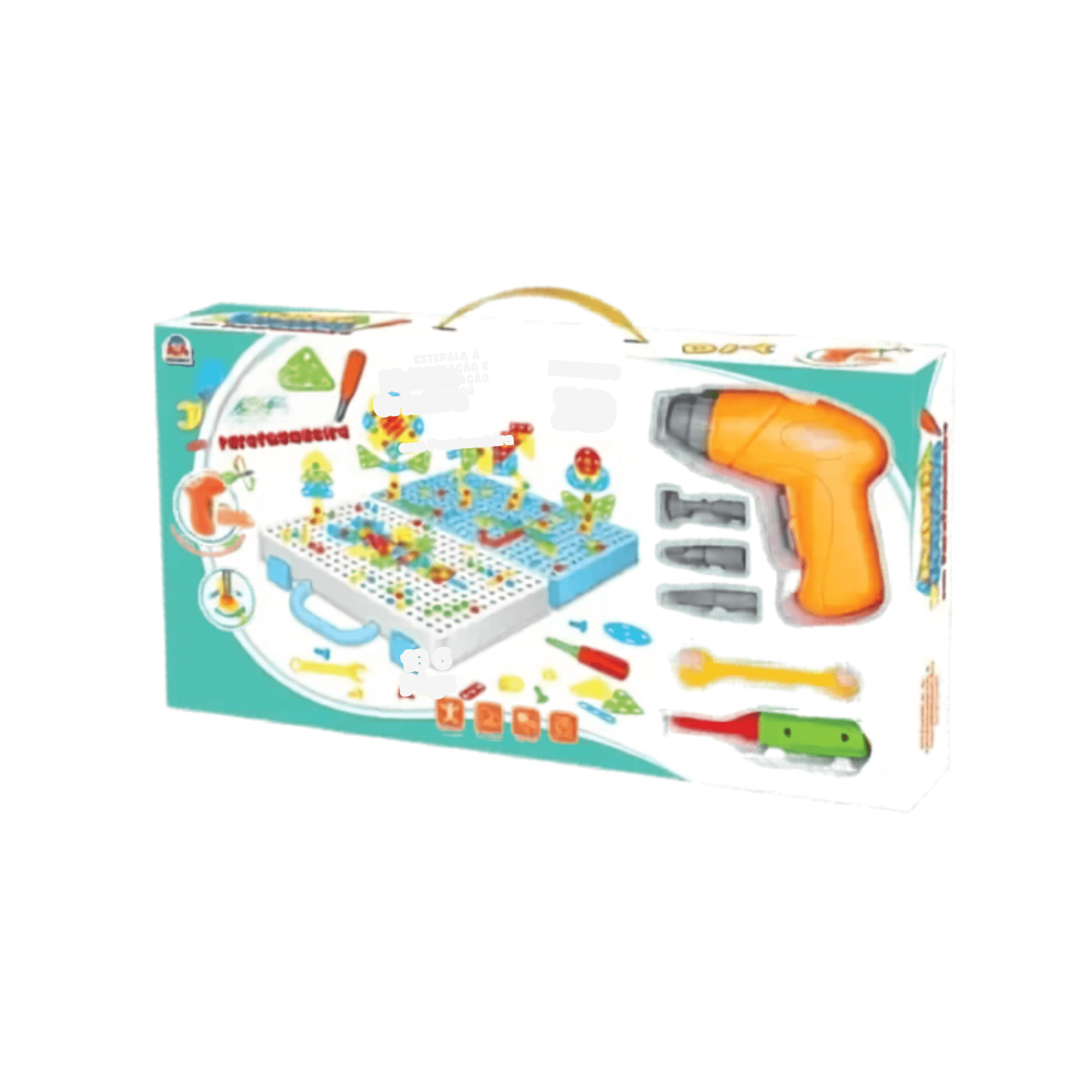 Maleta Criativa Infantil Com Parafusadeira - Braskit 3602
