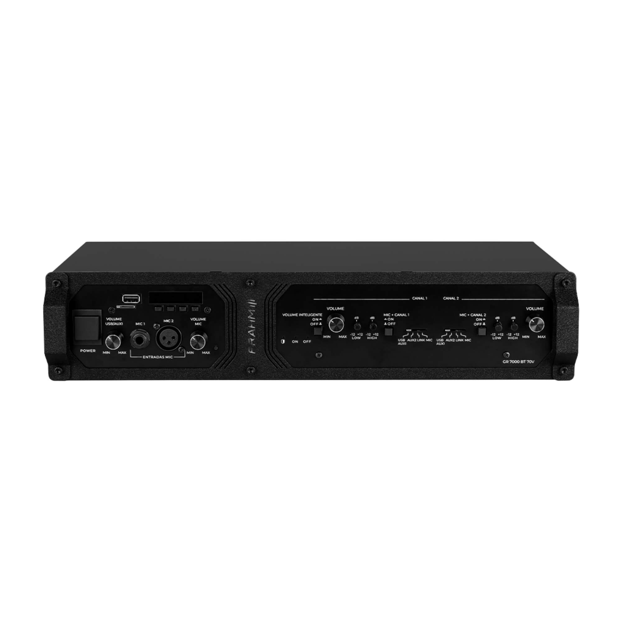 Amplificador GR 7000 BT G2 1000W (2 X 500W) RMS Classe D Frahm - 32609