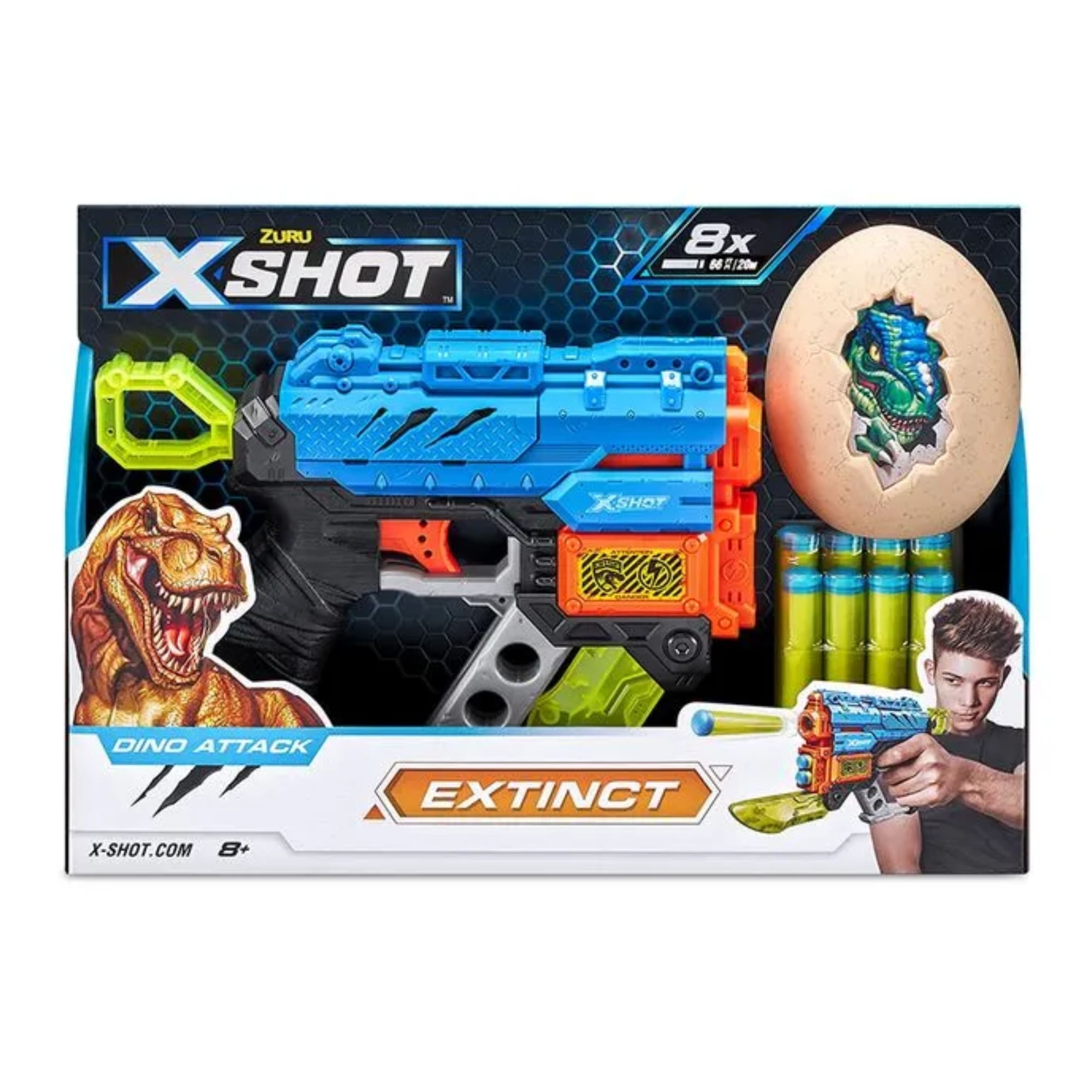 COMP Kit Brinquedo Lançador de Dardos X-Shot + Refil de 20 Dardos X-Shot