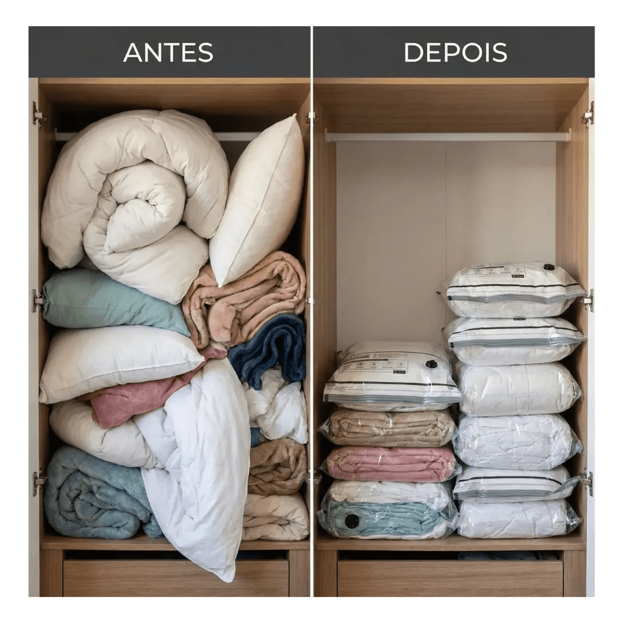 Saco A Vácuo Zip Vácuo Trip - 60X40 cm Brinox - 30280/3001