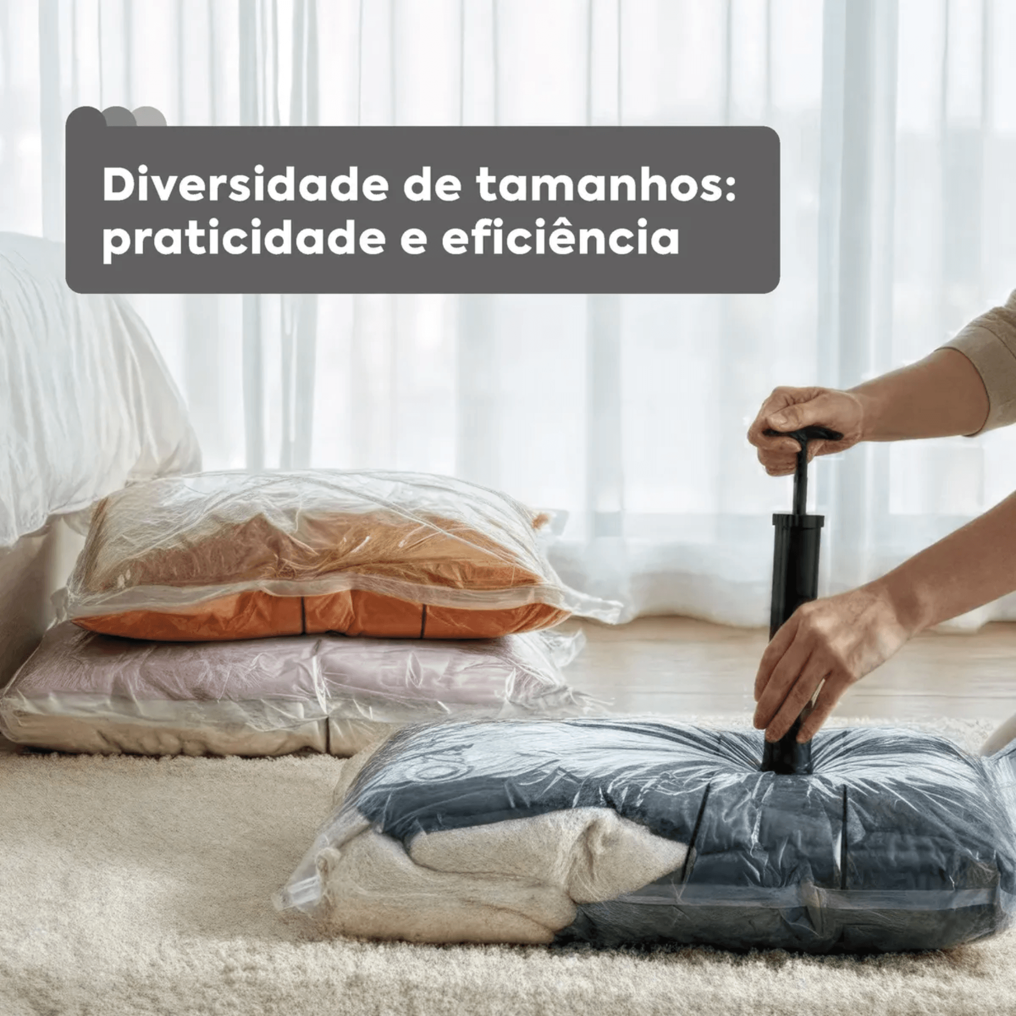 Saco A Vácuo Zip Vácuo G - 90x55 cm Brinox - 30282/3001