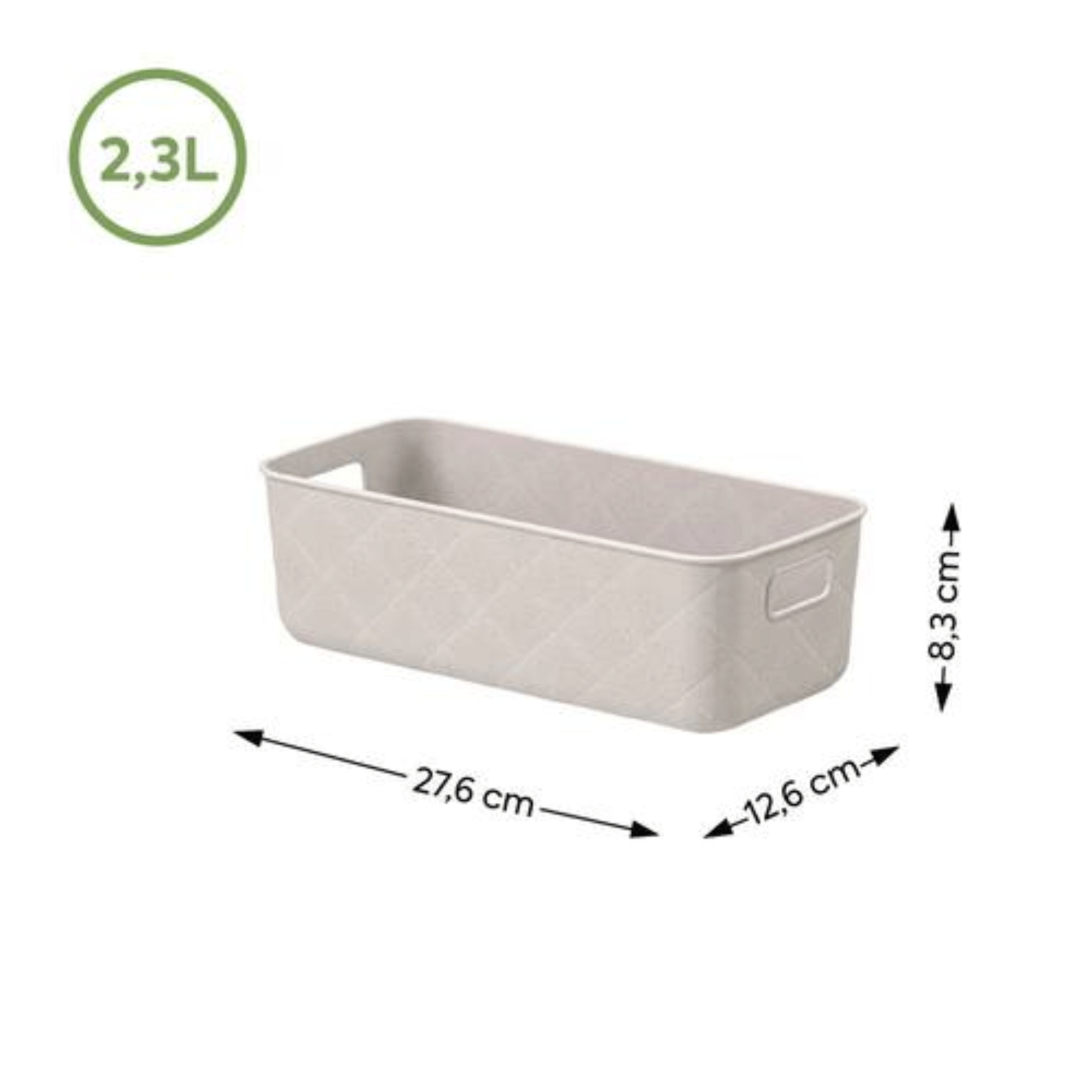 Caixa Organizadora Puffer 2,3 L - LGR Brinox - 10965/0468