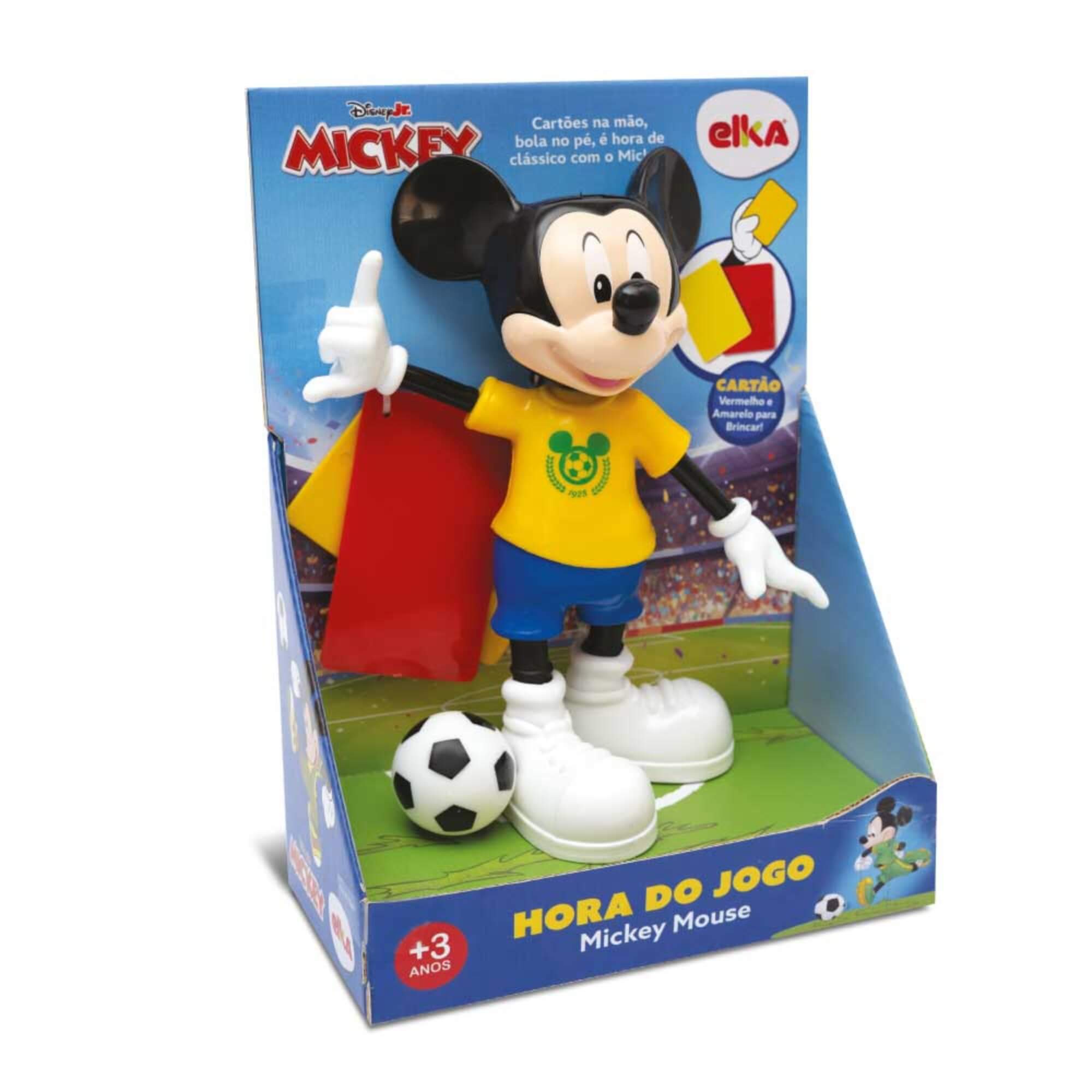 Boneco Mickey Hora do Jogo com Acessórios Elka - 1361