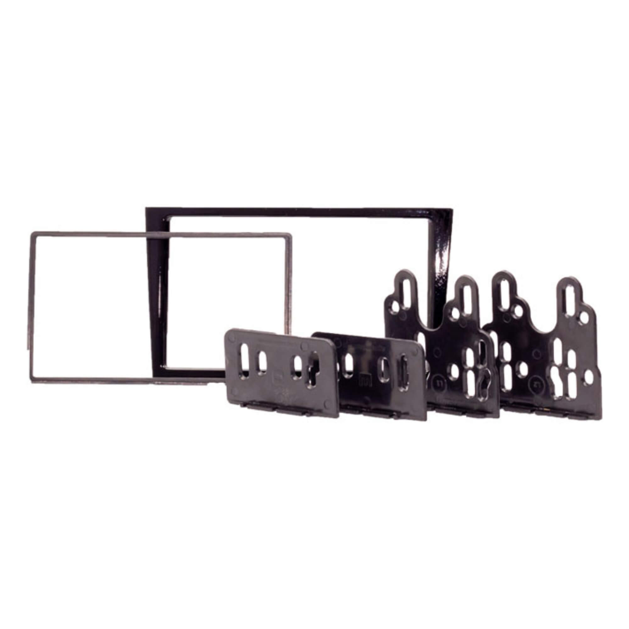 Moldura 2Din Black Piano Corsa/Montana/Meriva/Vectra Padrão JP/CH Expex - EPX 403
