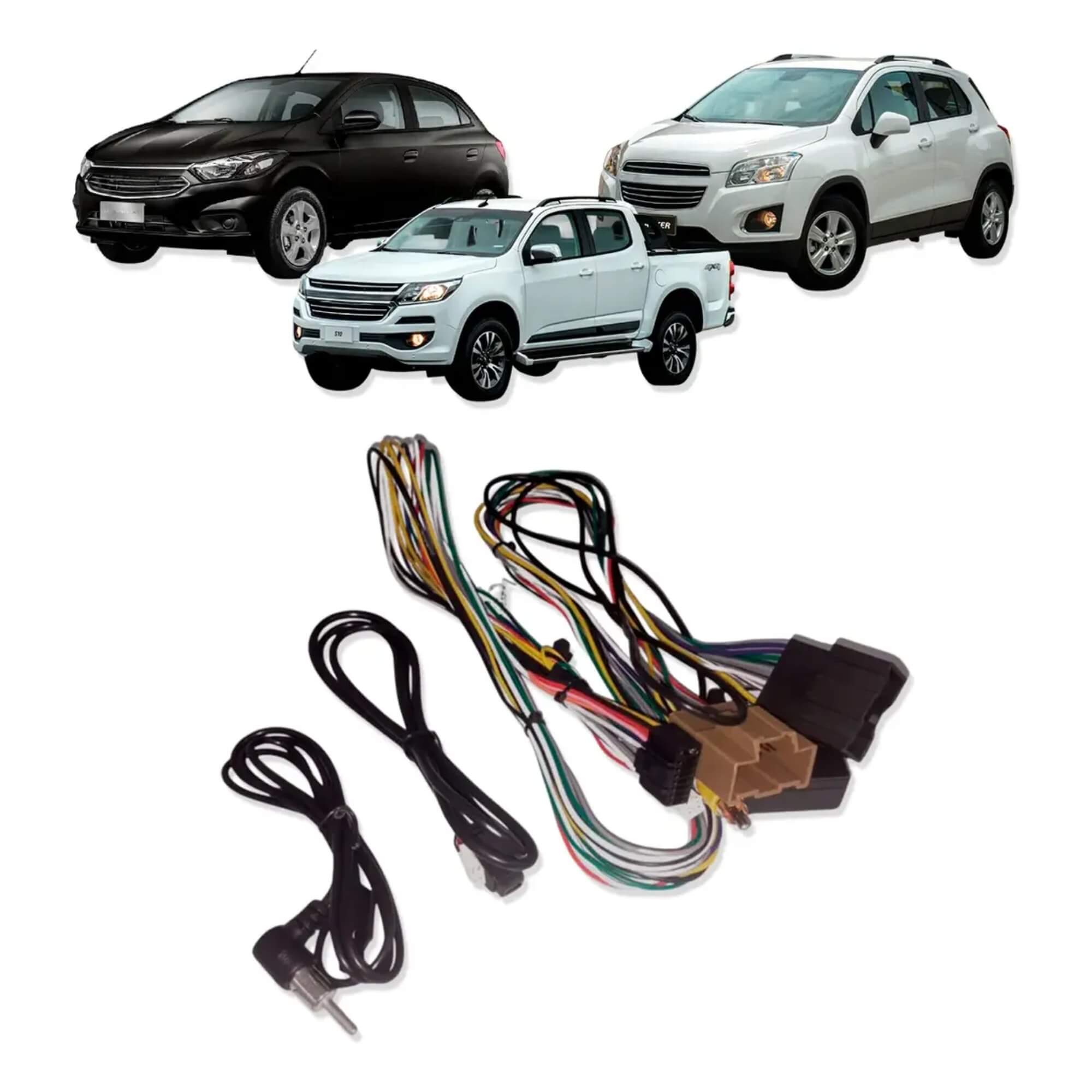 Kit de Controle do Comando Multifunção GM S-10/Tracker/Onix (My Link 2) Expex - EXCANPLUS-GM05