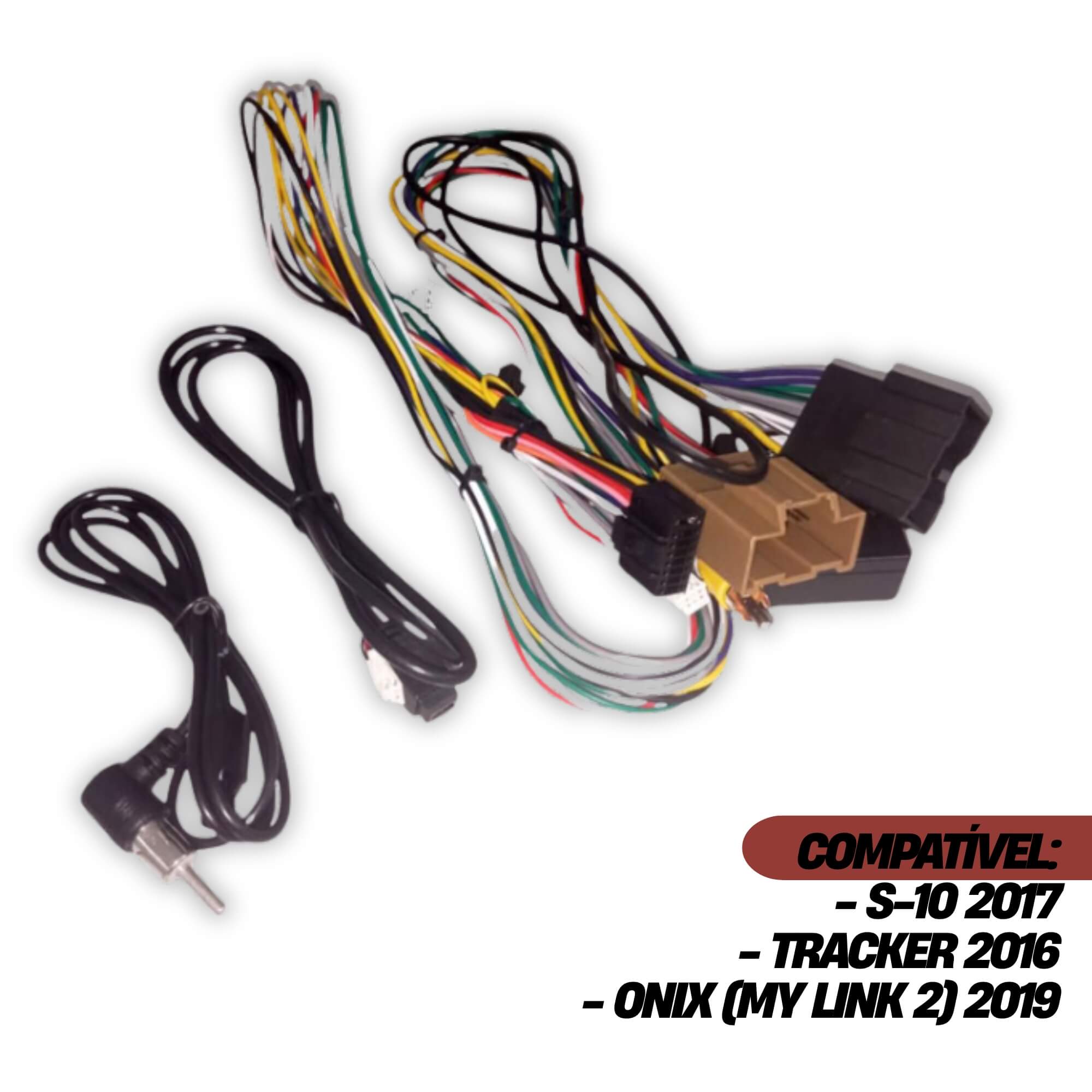 Kit de Controle do Comando Multifunção GM S-10/Tracker/Onix (My Link 2) Expex - EXCANPLUS-GM05