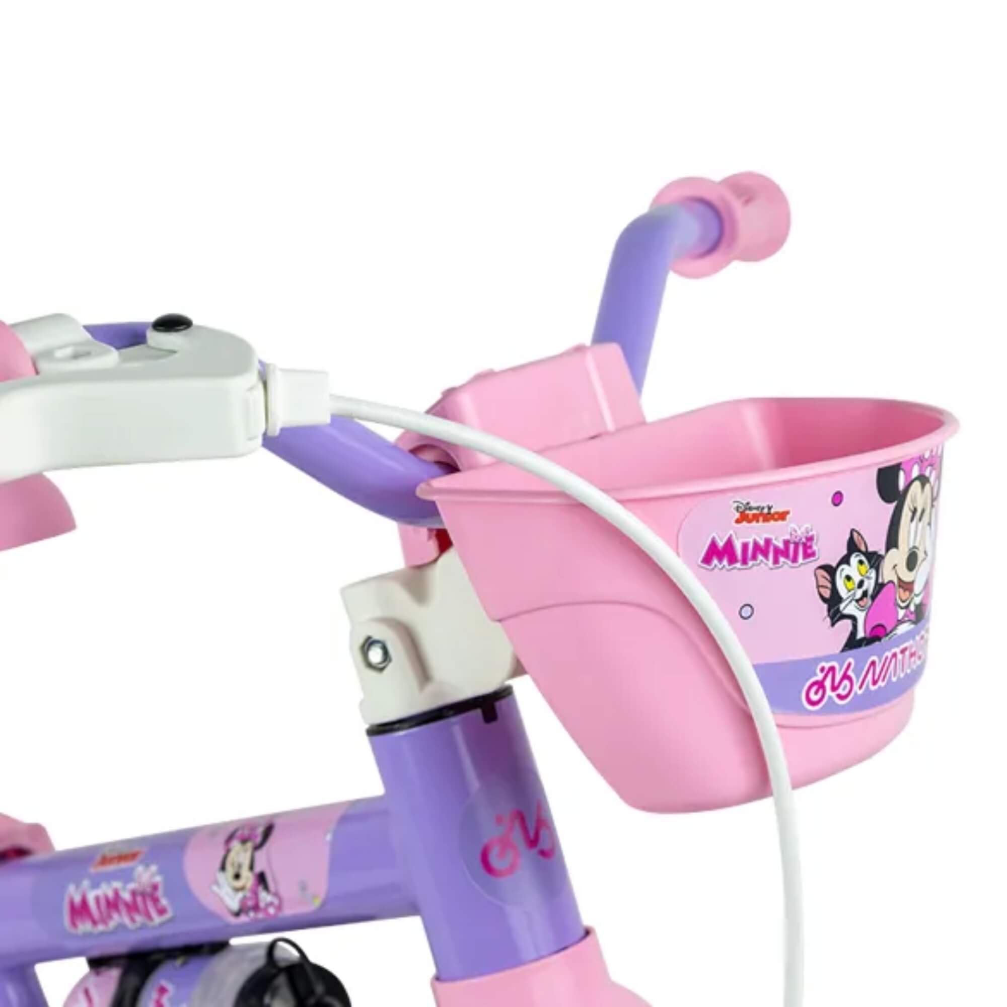 COMP Kit Bicicleta Infantil Aro 12" Minnie Disney + Camiseta Minnie UV50+ - Nathor