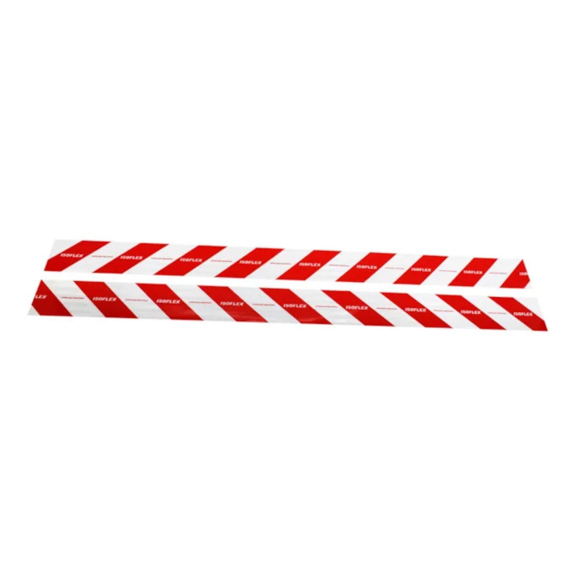 Faixa Refletiva Para-choque LD/LE (10cm X 2,40m) Vermelha Isoflex - FIR0002