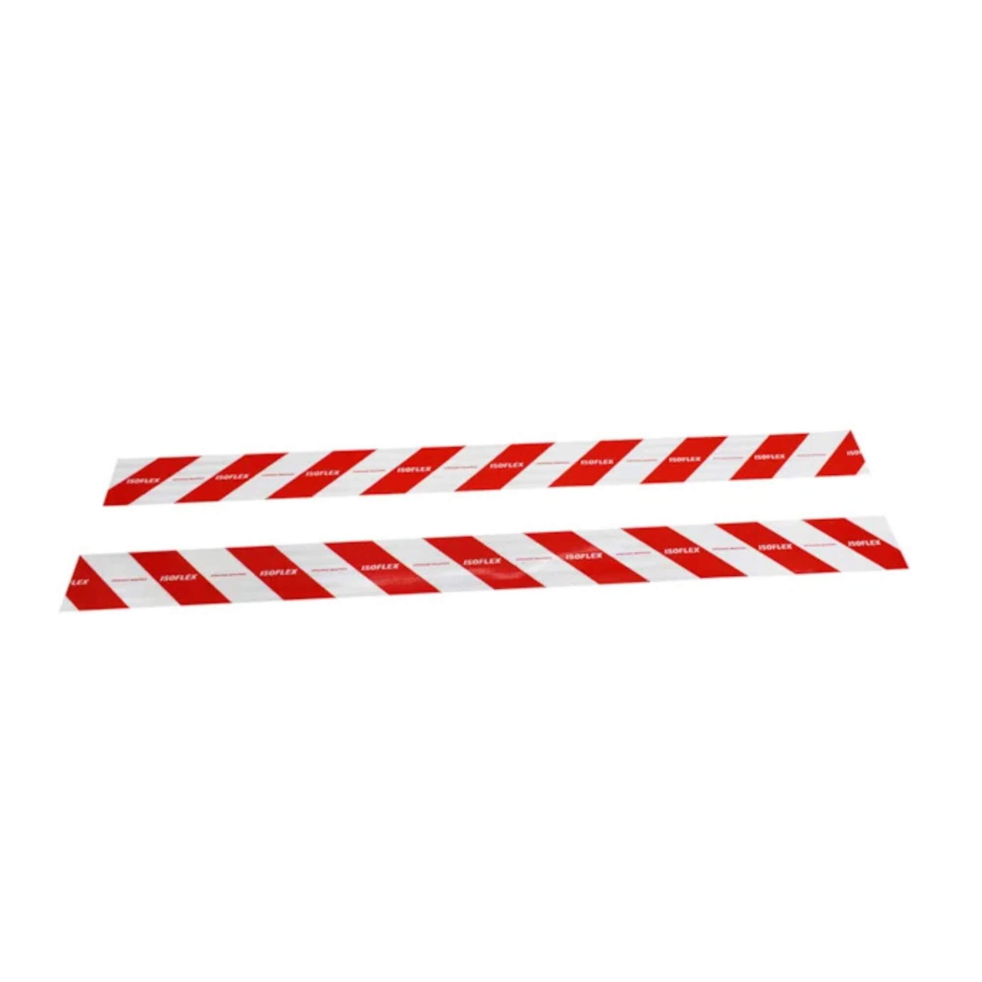 Faixa Refletiva Para-choque LD/LE (10cm X 2,40m) Vermelha Isoflex - FIR0002