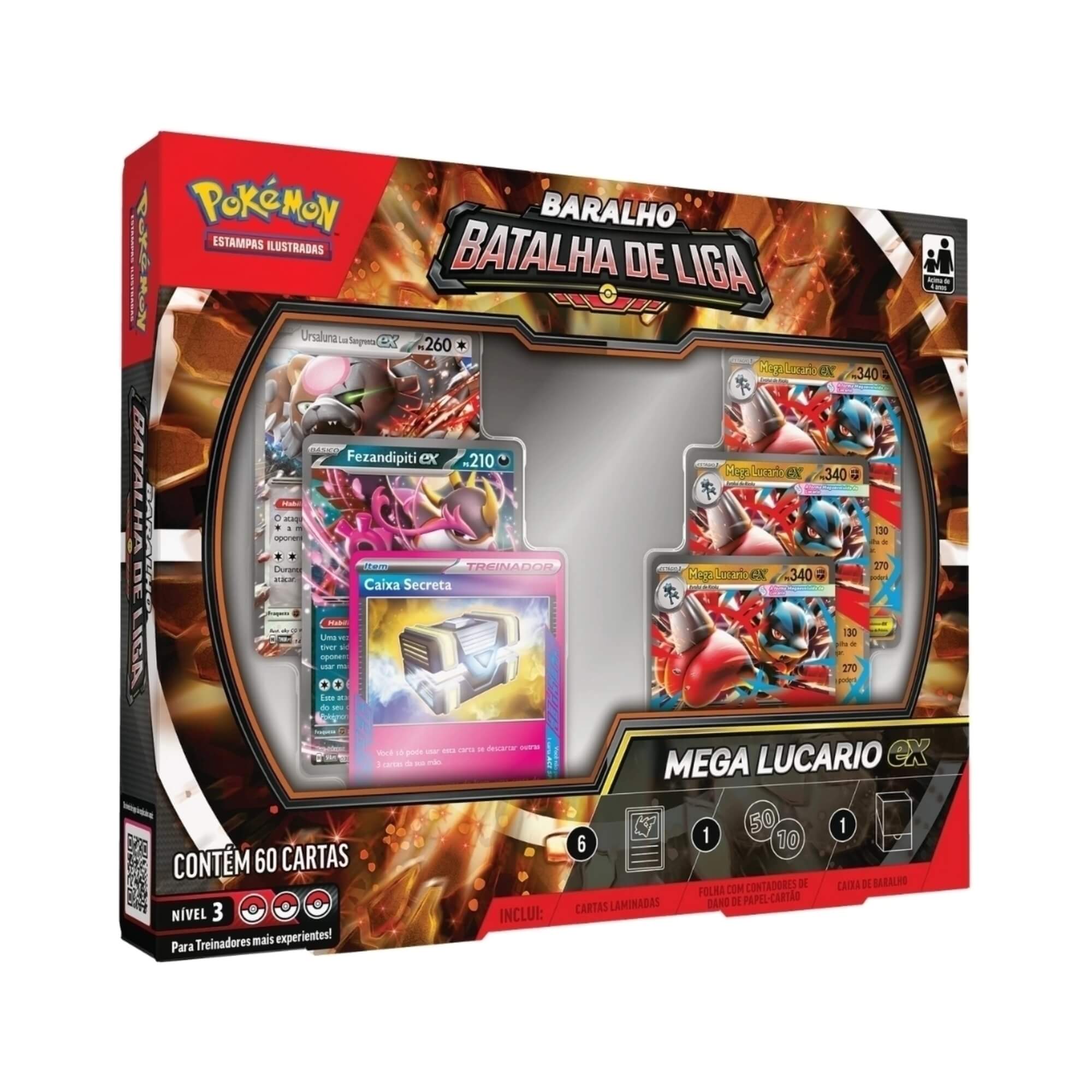 Baralho Batalha de Liga Pokemon Mega Lucario Ex Copag - 37268