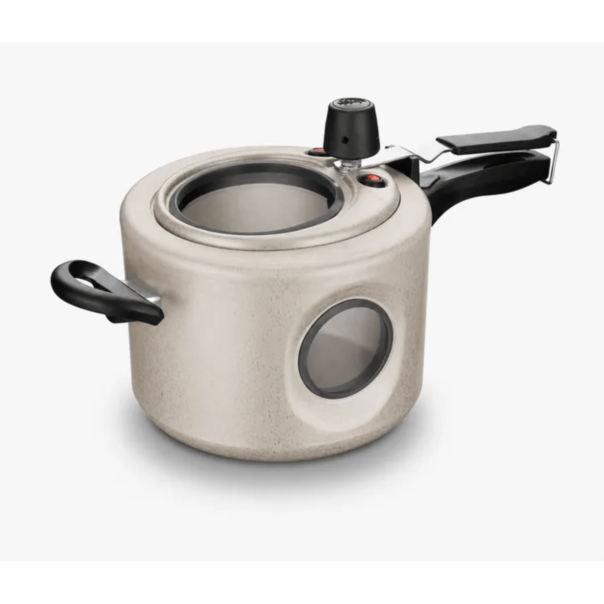 Panela De Pressão Baunilha FI Visor MTA Lateral N.20 / 4,5L De Alumínio Antiaderente MTA - 6039