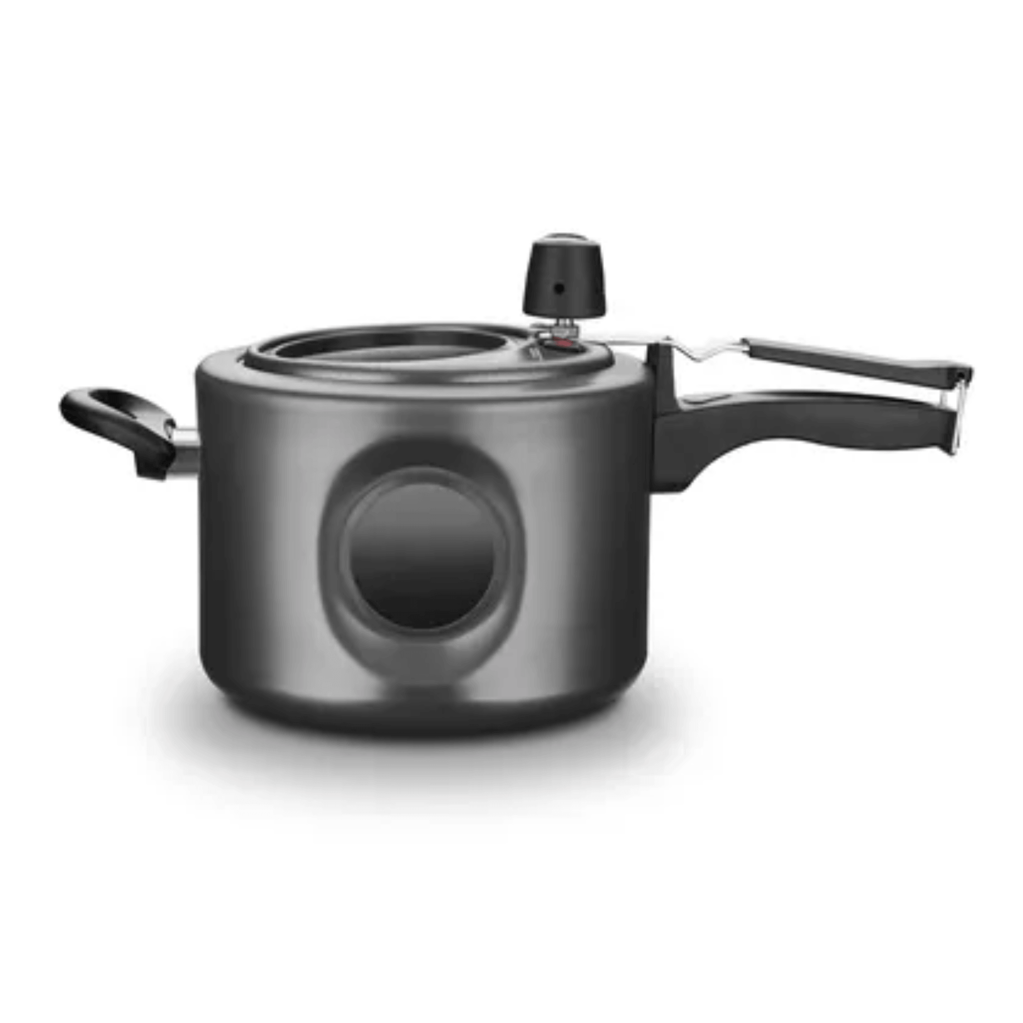 Panela De Pressão Grafite FI Visor MTA Lateral N.20 / 4,5L De Aluminio Com Antiaderente MTA - 6038