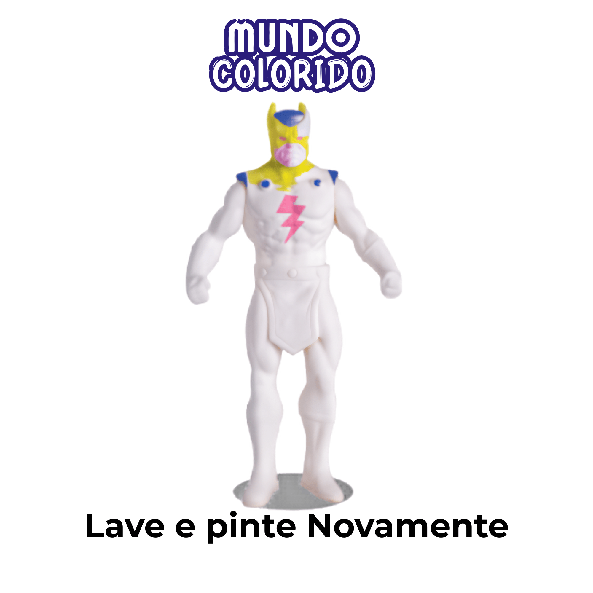 Brinquedo Mundo Colorido Super Heroes Super Toys - 646