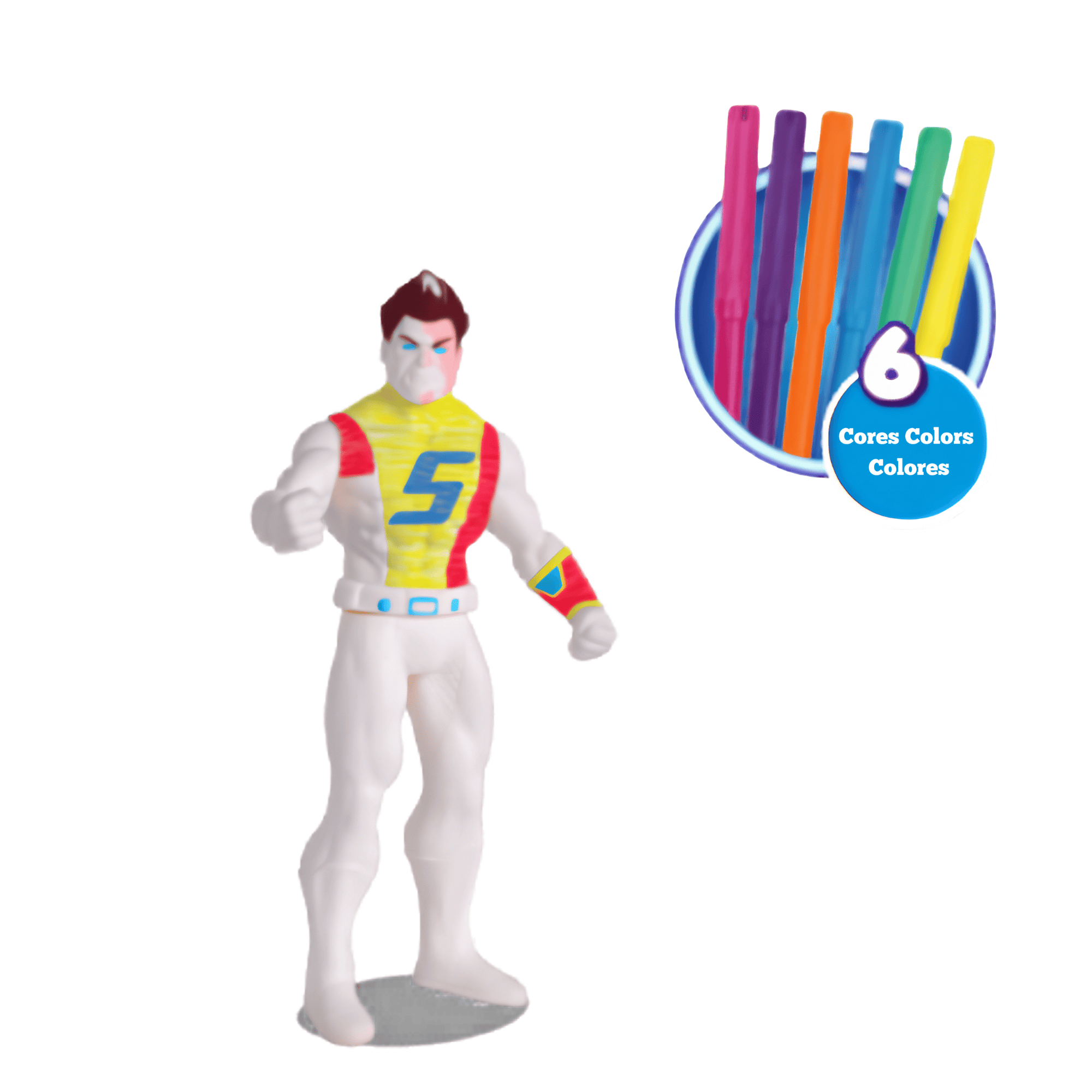 Brinquedo Mundo Colorido Super Heroes Super Toys - 647