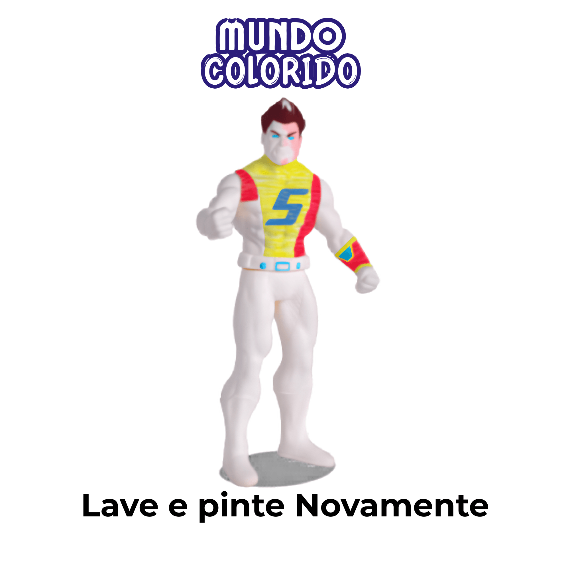 Brinquedo Mundo Colorido Super Heroes Super Toys - 647